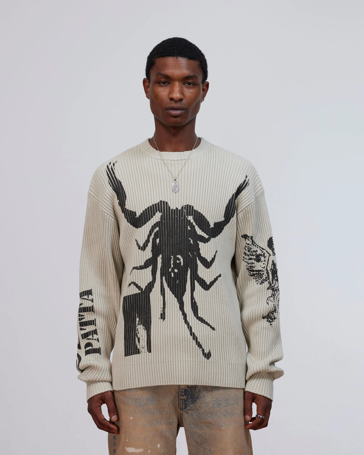 Patta Scorpio Knitted Jumper (Plaza Taupe) Patta
