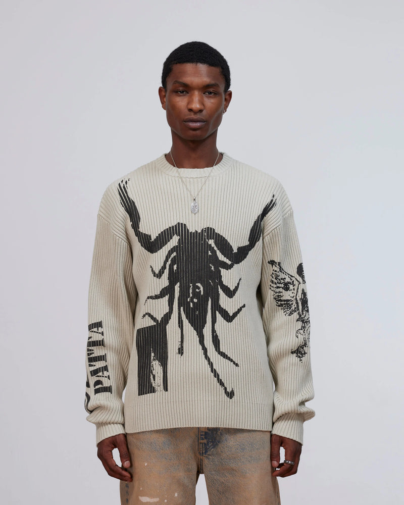Patta Scorpio Knitted Jumper (Plaza Taupe) Patta