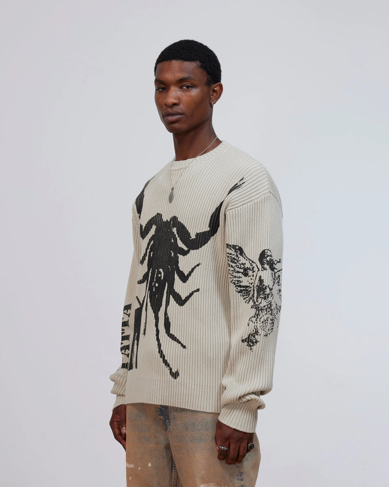 Patta Scorpio Knitted Jumper (Plaza Taupe) Patta