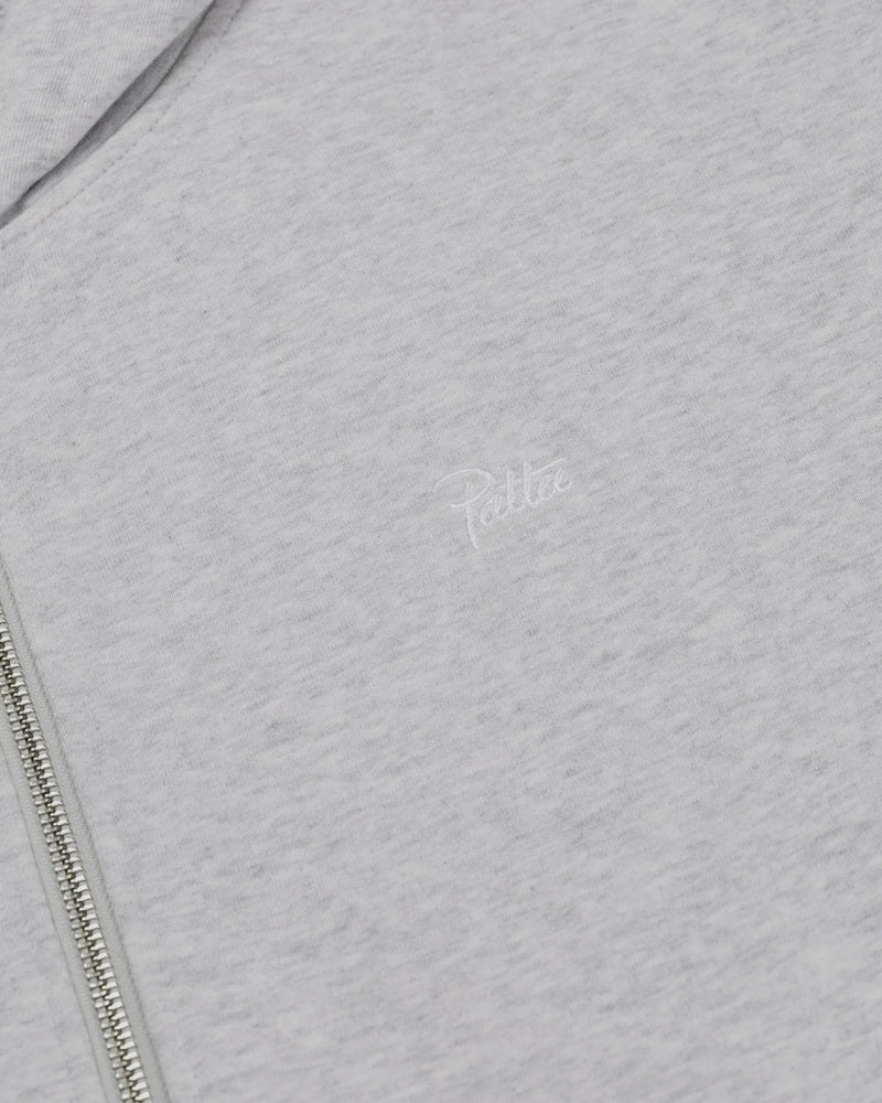 Patta Waffle Reversible Zip Up Hooded Sweater (Grey heather) Patta