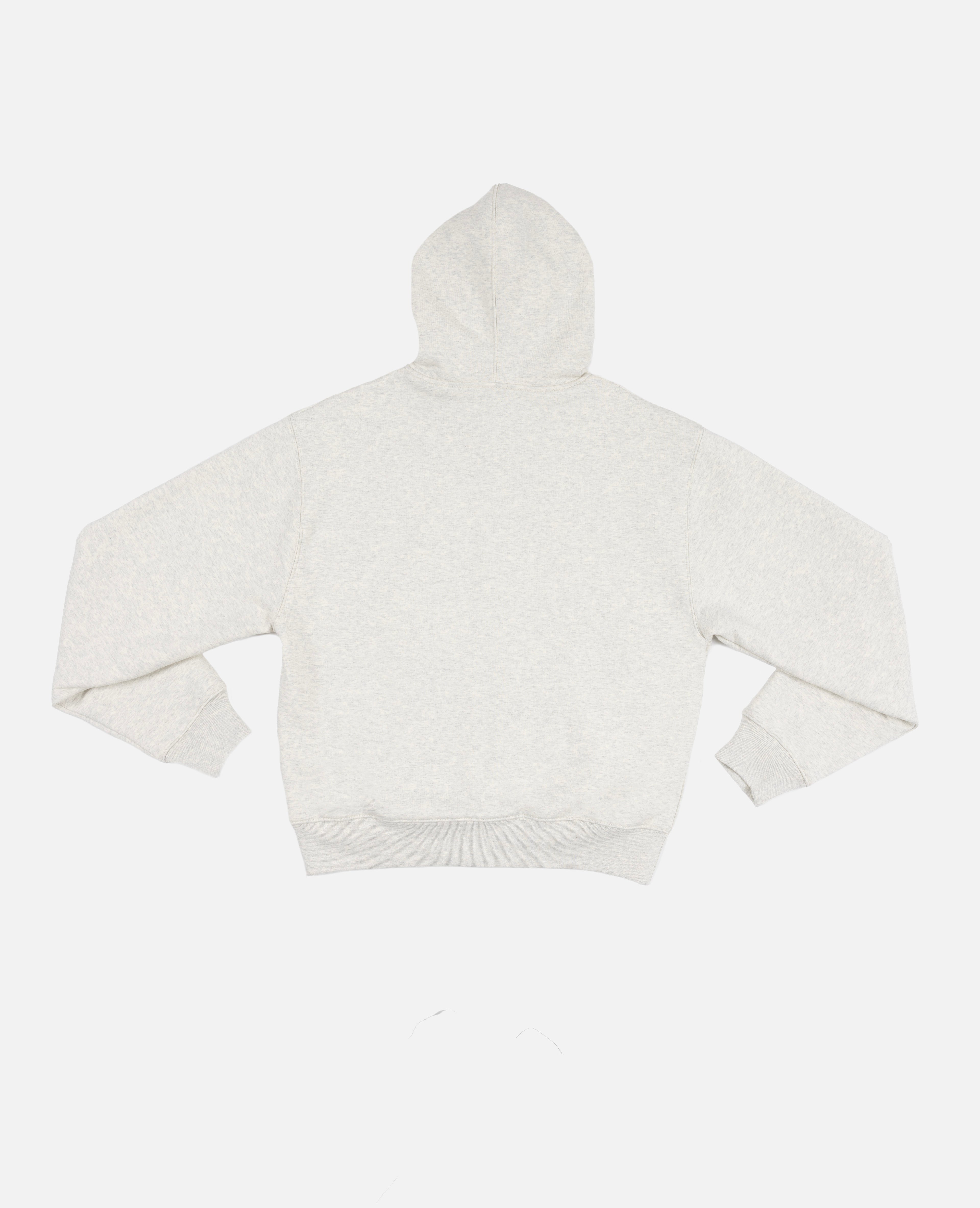 Patta Basic Waffle Zip Hooded Sweater (Melange Grey)