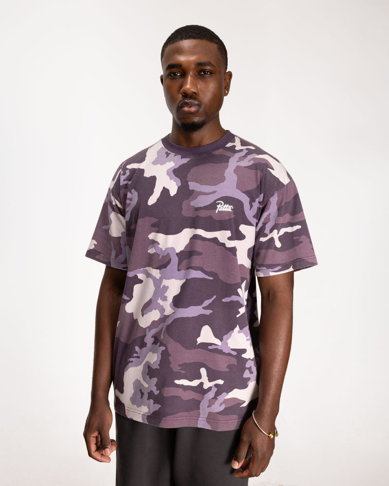 Patta Basic Woodland Camo T-Shirt (Navy Cosmos)