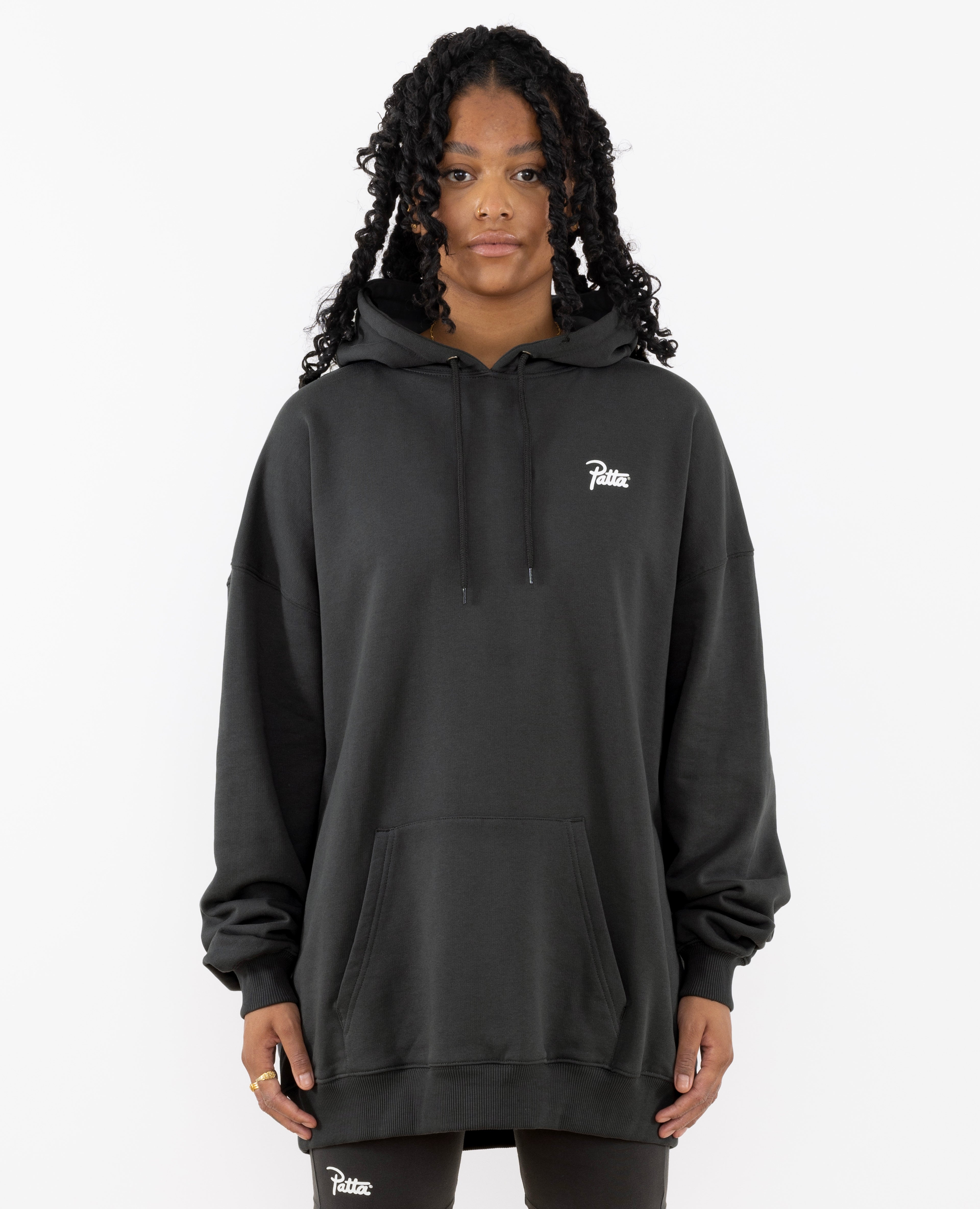 Black store hoodie dress