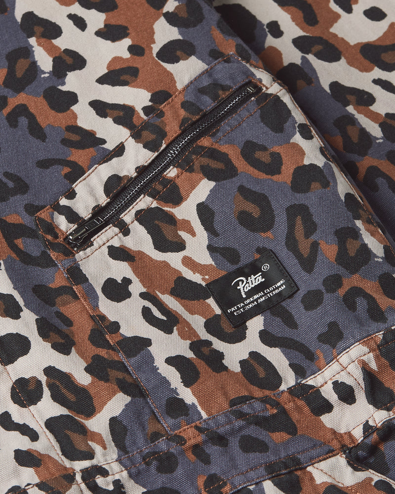 Patta City Leopard Boiler Suit - Multi