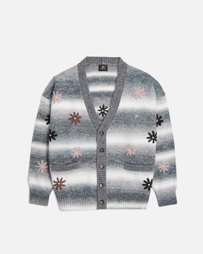 Patta Peace & Love Knitted Cardigan (Forged Iron)