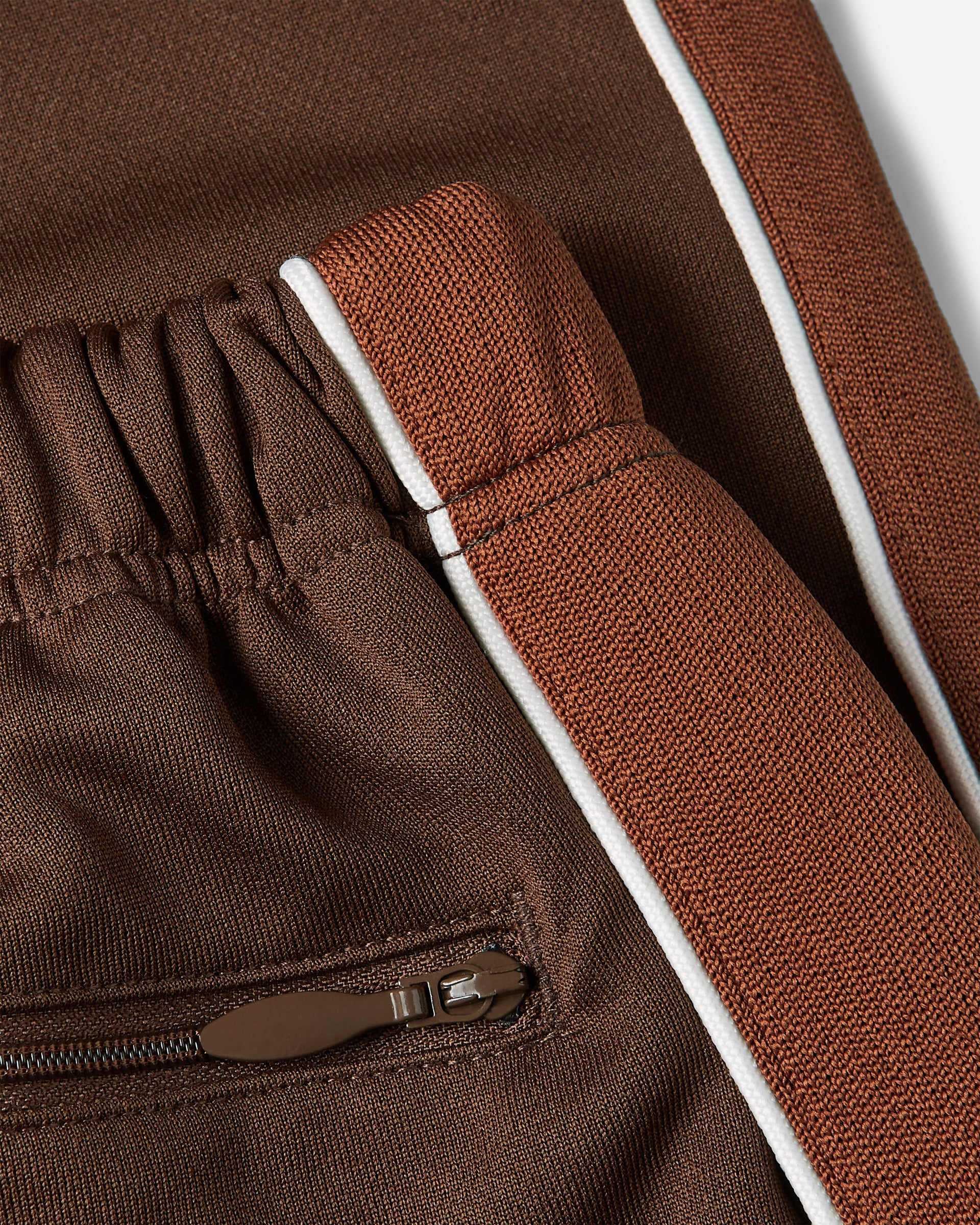 Patta Tricot Straight Track Pants (Chestnut)