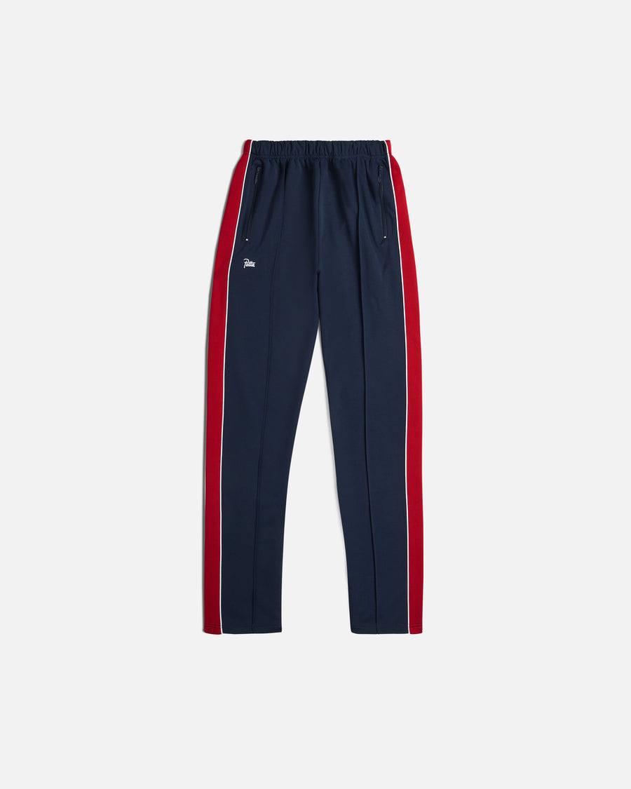 Patta Tricot Straight Track Pants (Black Iris)