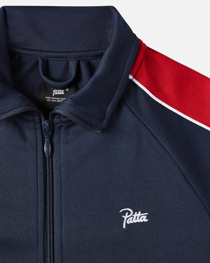 Patta Tricot Track Jacket (Black Iris)