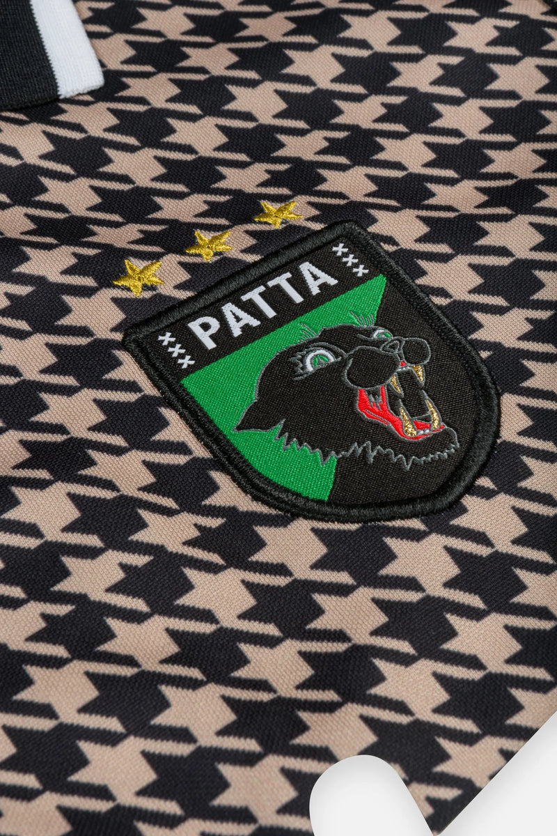 Patta Kids Houndstooth Football Jersey (Irish Cream) Patta