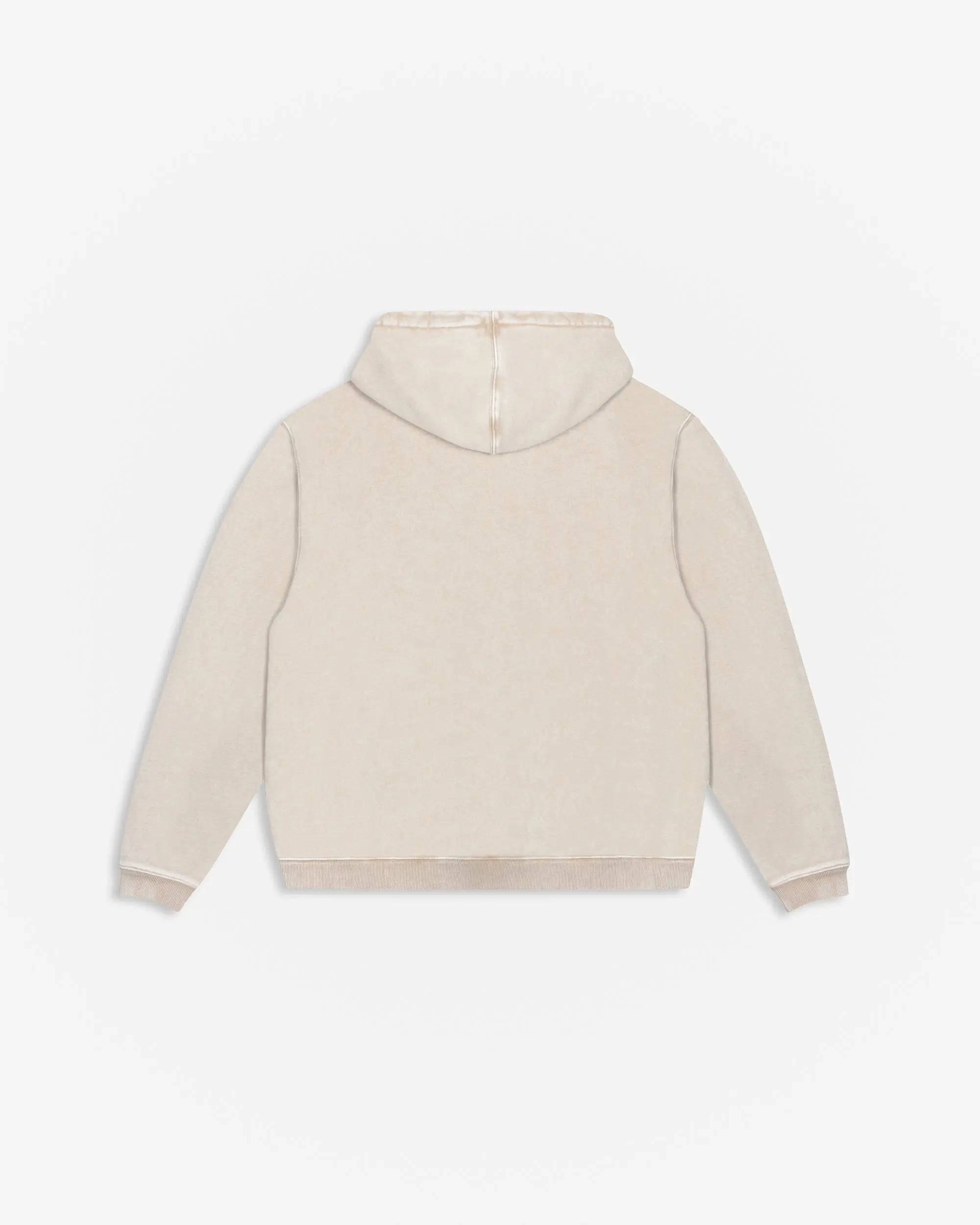 TREASURE PULSICON クロップドパーカー アイボリー Patta Loopback Logo Zip Hooded Sweater (Irish Cream) - Patta