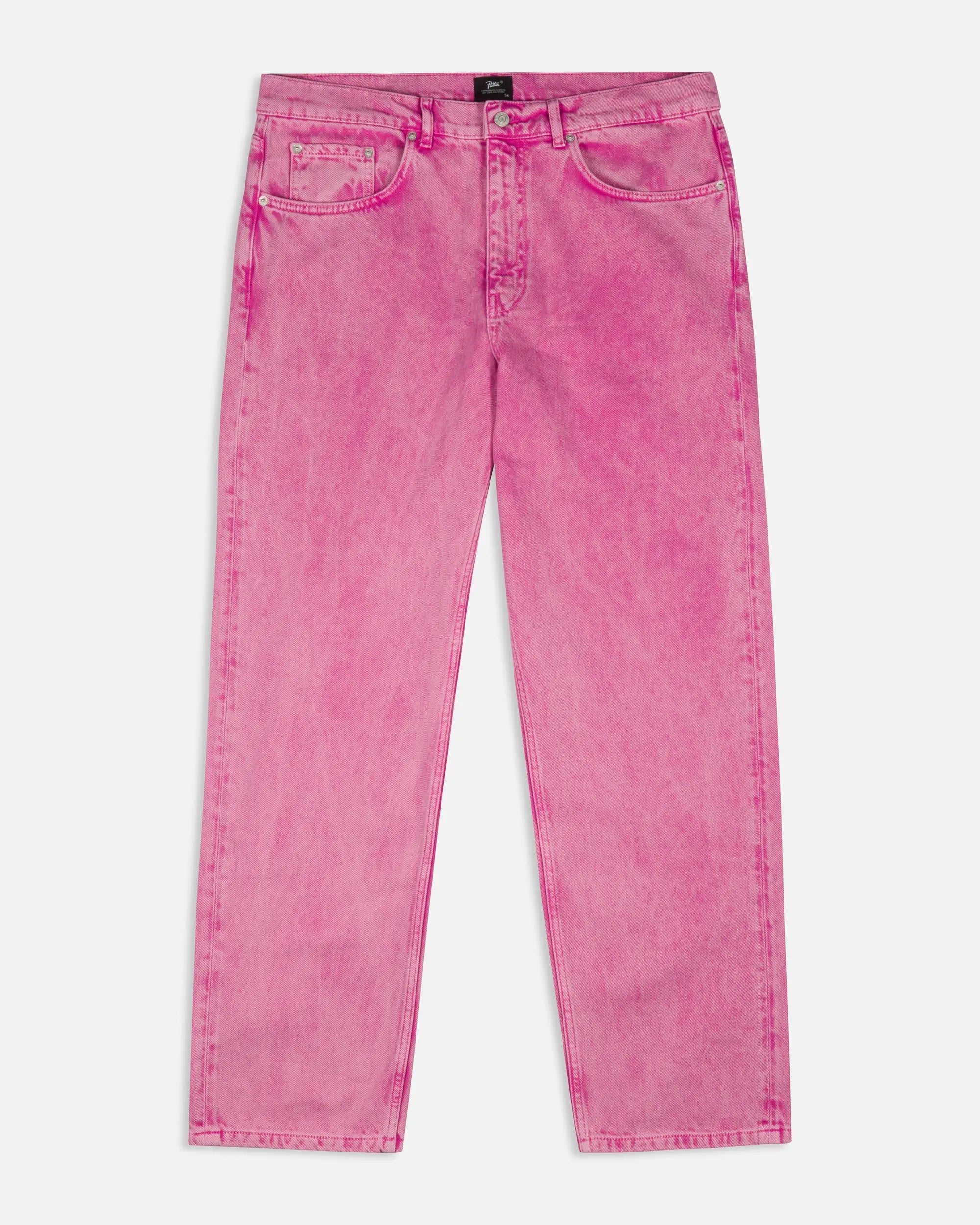 Patta Acid Wash Fuchsia Purple Denim Pants (Fuchsia Purple) - Patta