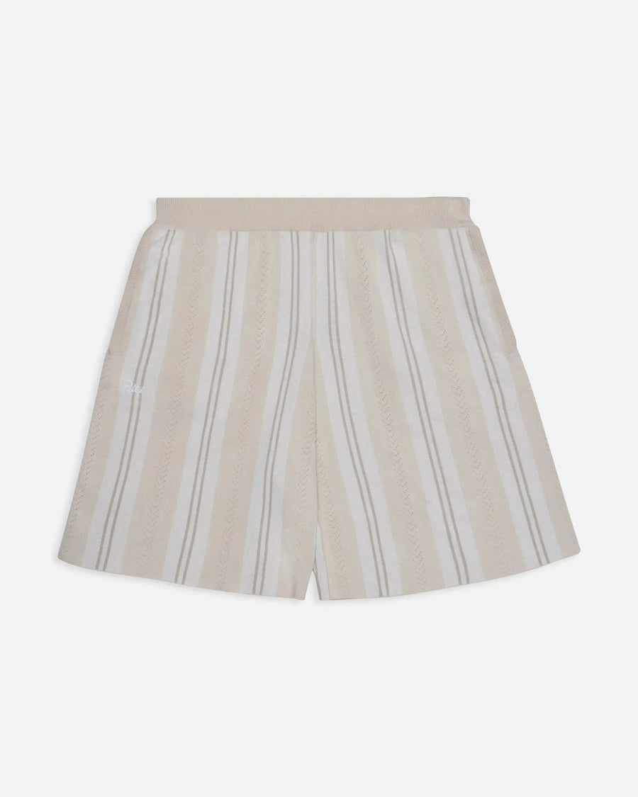 Patta Knitted Football Shorts Oatmeal (EA) Patta