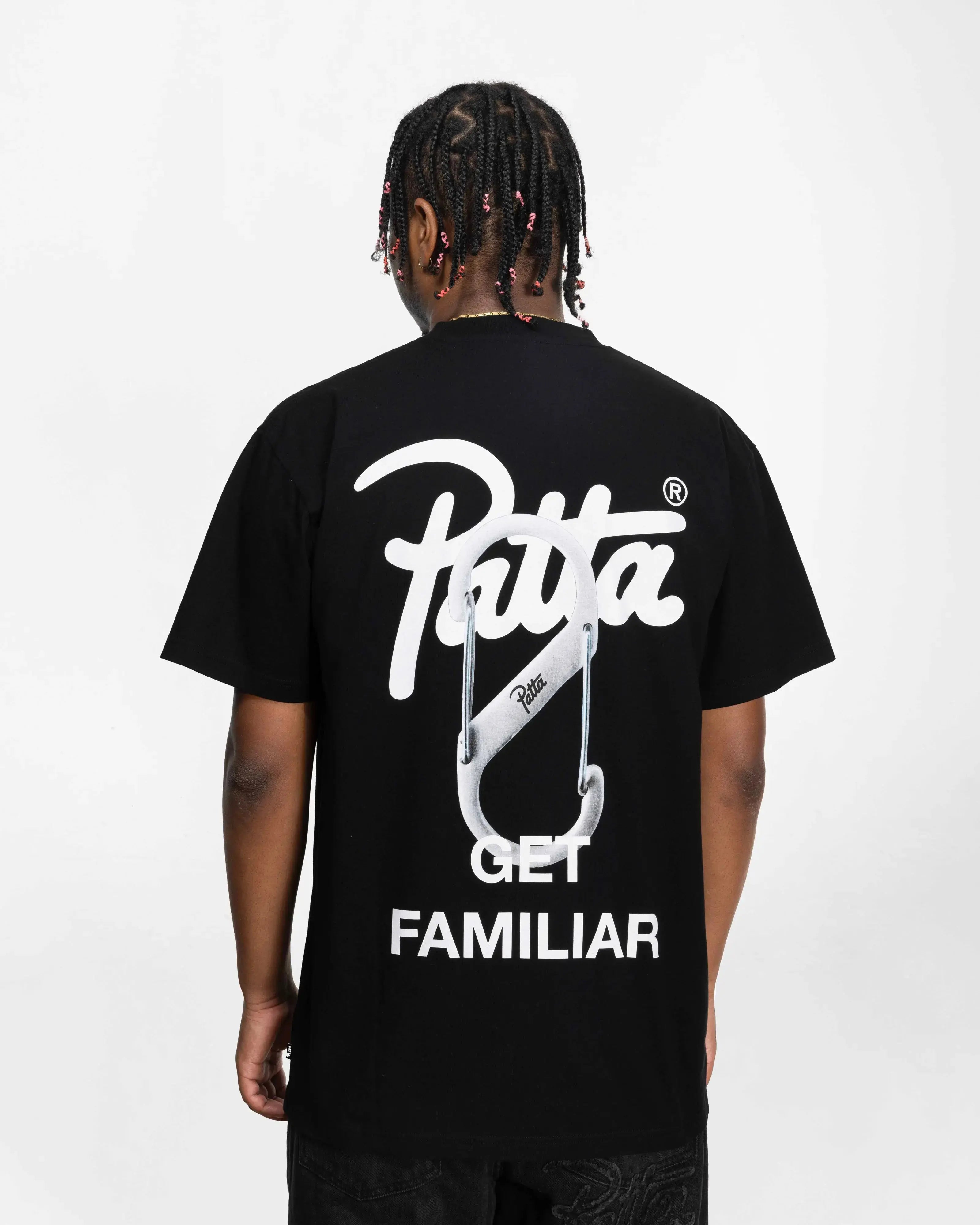 Patta Get Familiar T-Shirt (Black) - Patta