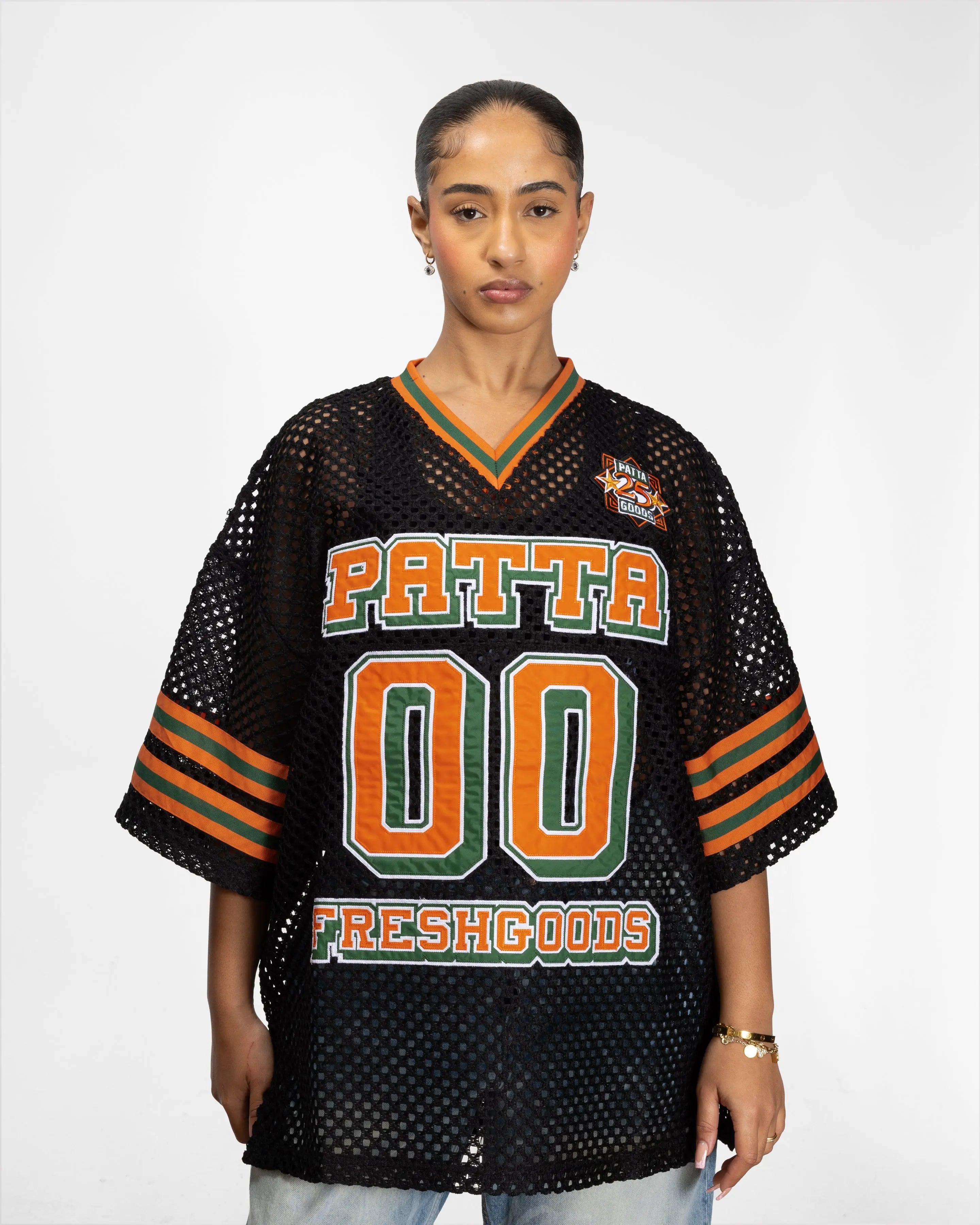 Patta x Joe Freshgoods Football Top (Black) - Patta