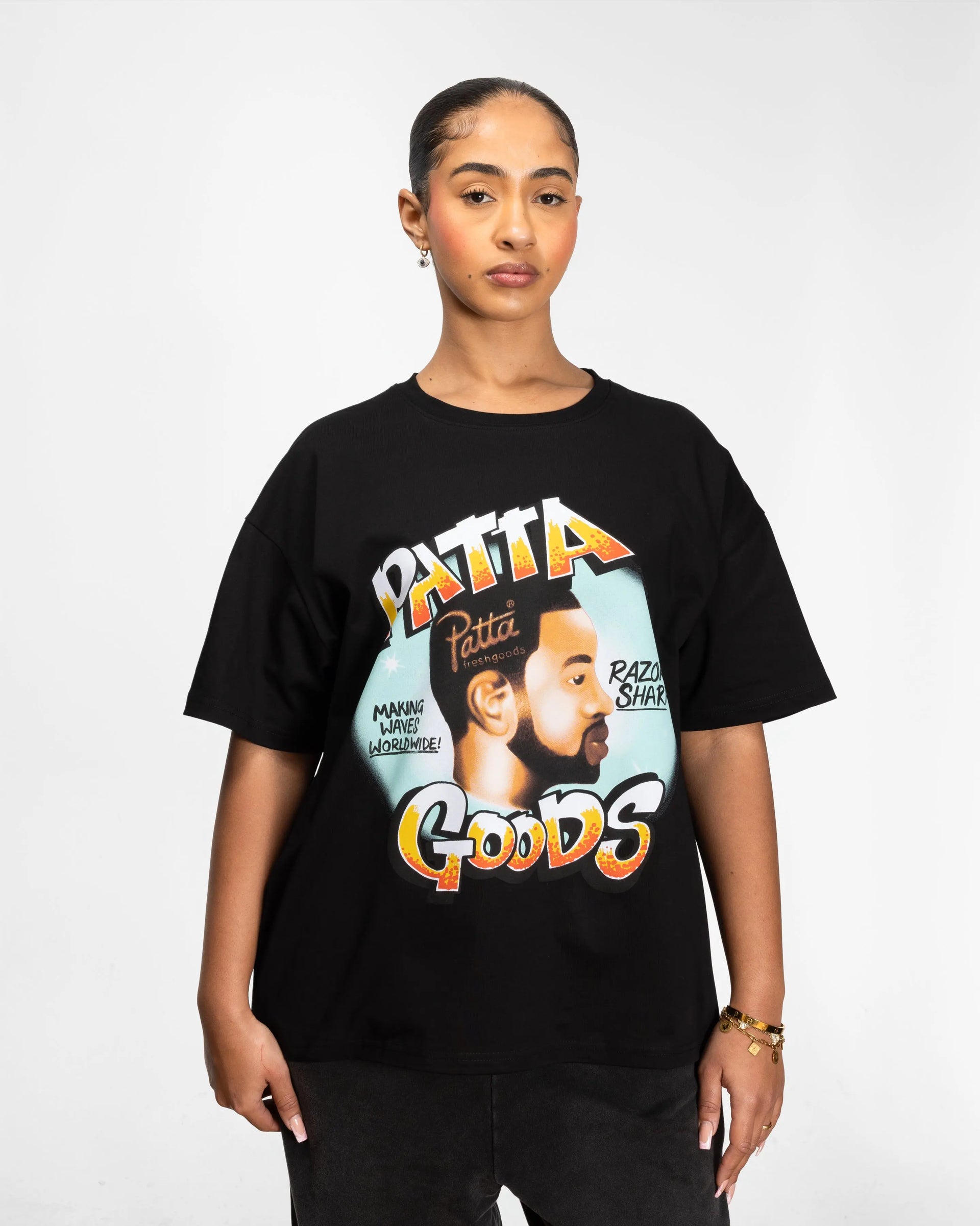 Patta x Joe Freshgoods Barber Shop T-Shirt (Black) Patta x JFG