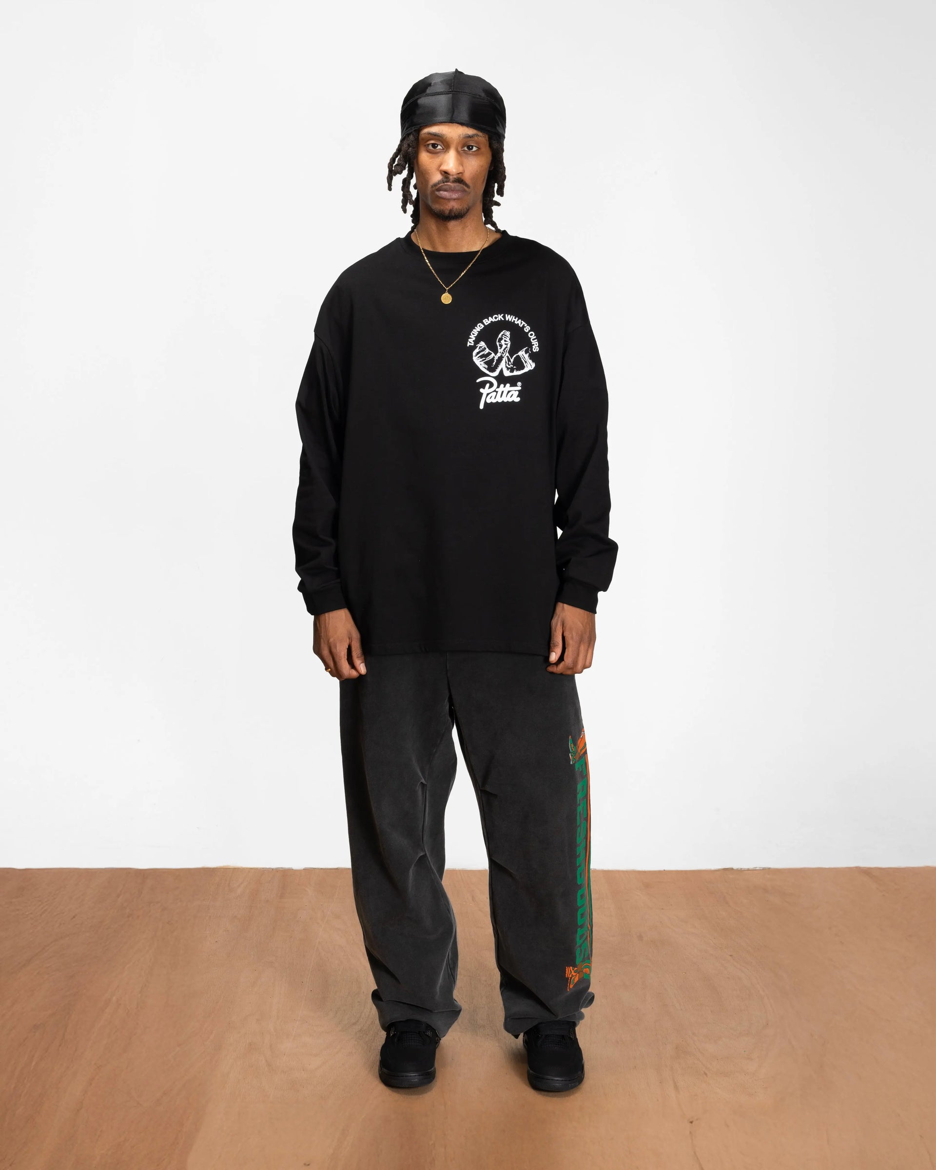 Patta x Joe Freshgoods Coalition Long Sleeve T-Shirt (Black) Patta x JFG