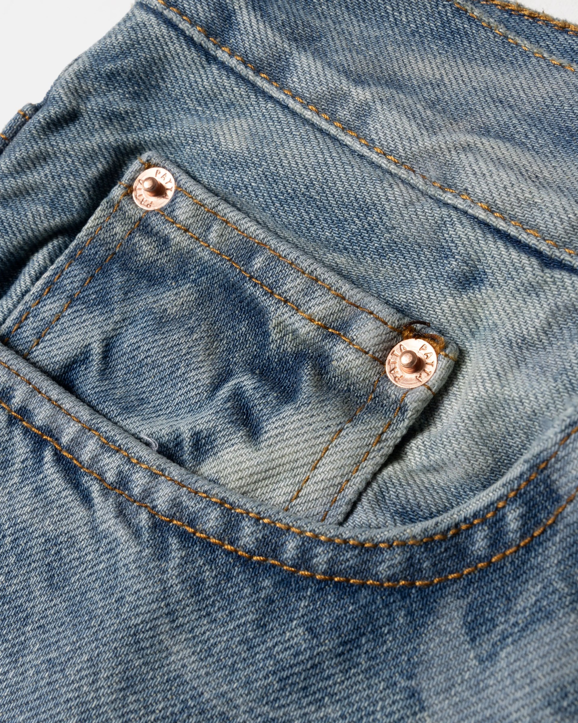 Patta x Joe Freshgoods Denim Pants (Sandwashed Blue Denim) Patta