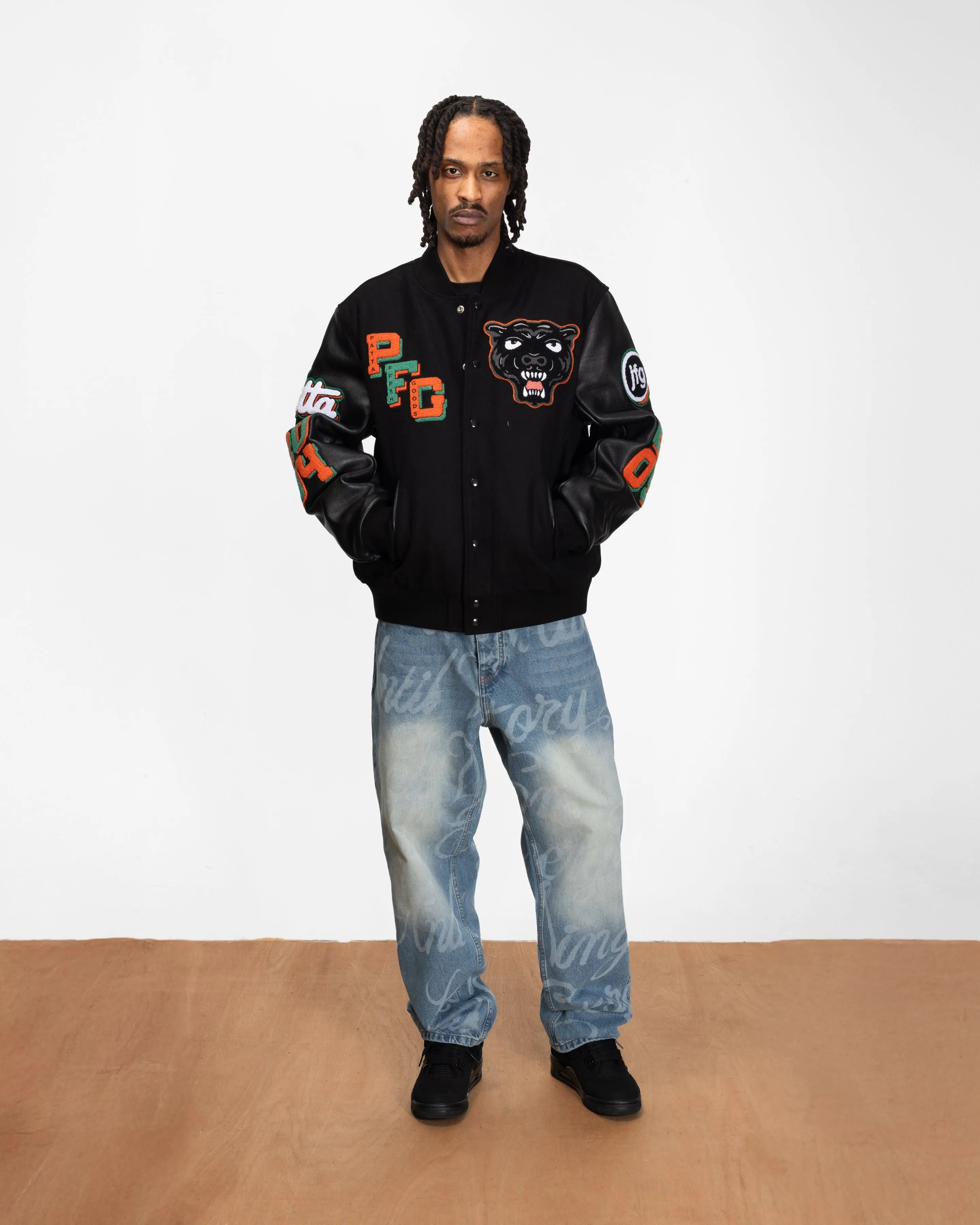 Patta x Joe Fresh Goods Varsity Jacket (Black) - Patta