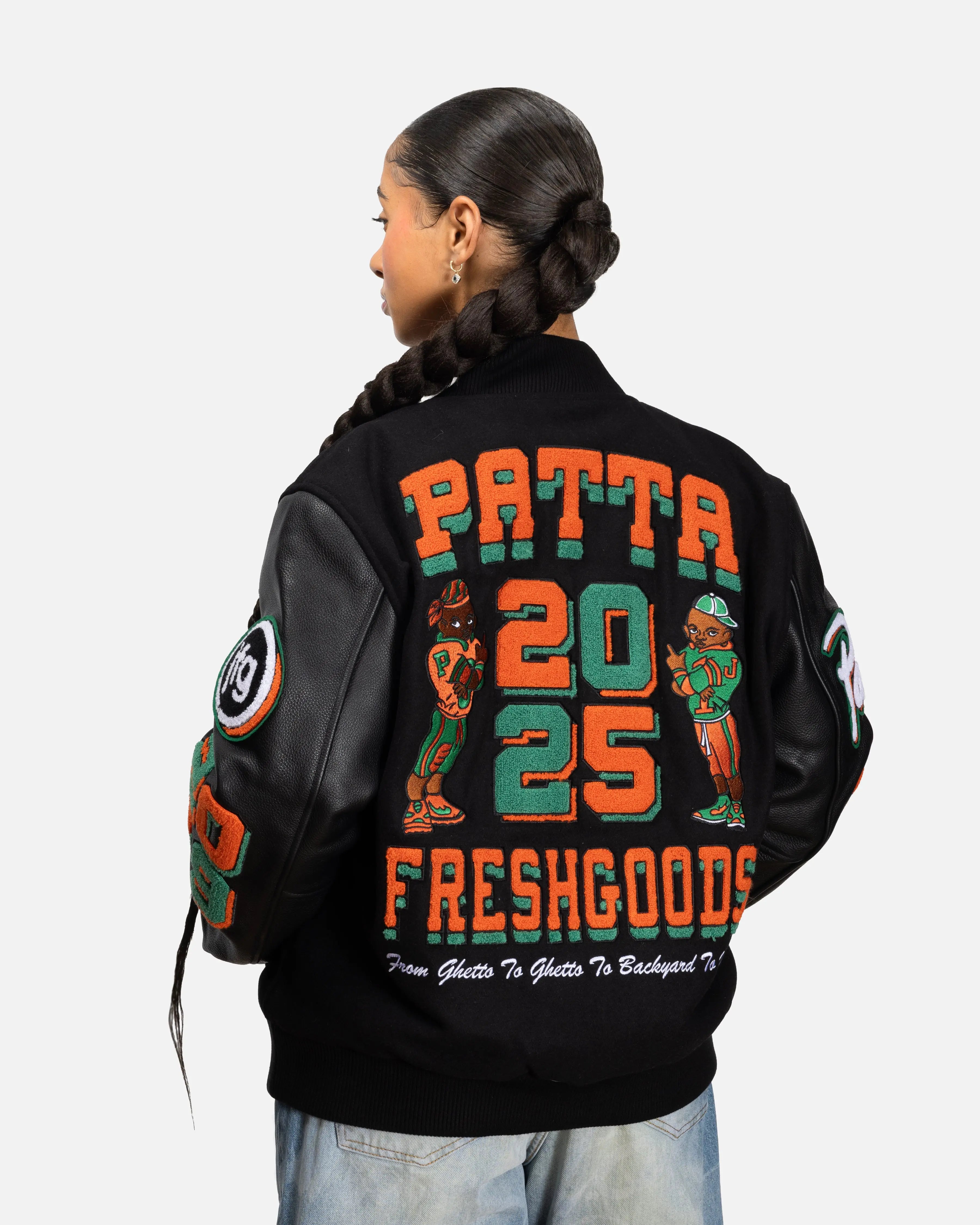 Patta x Joe Fresh Goods Varsity Jacket (Black) - Patta