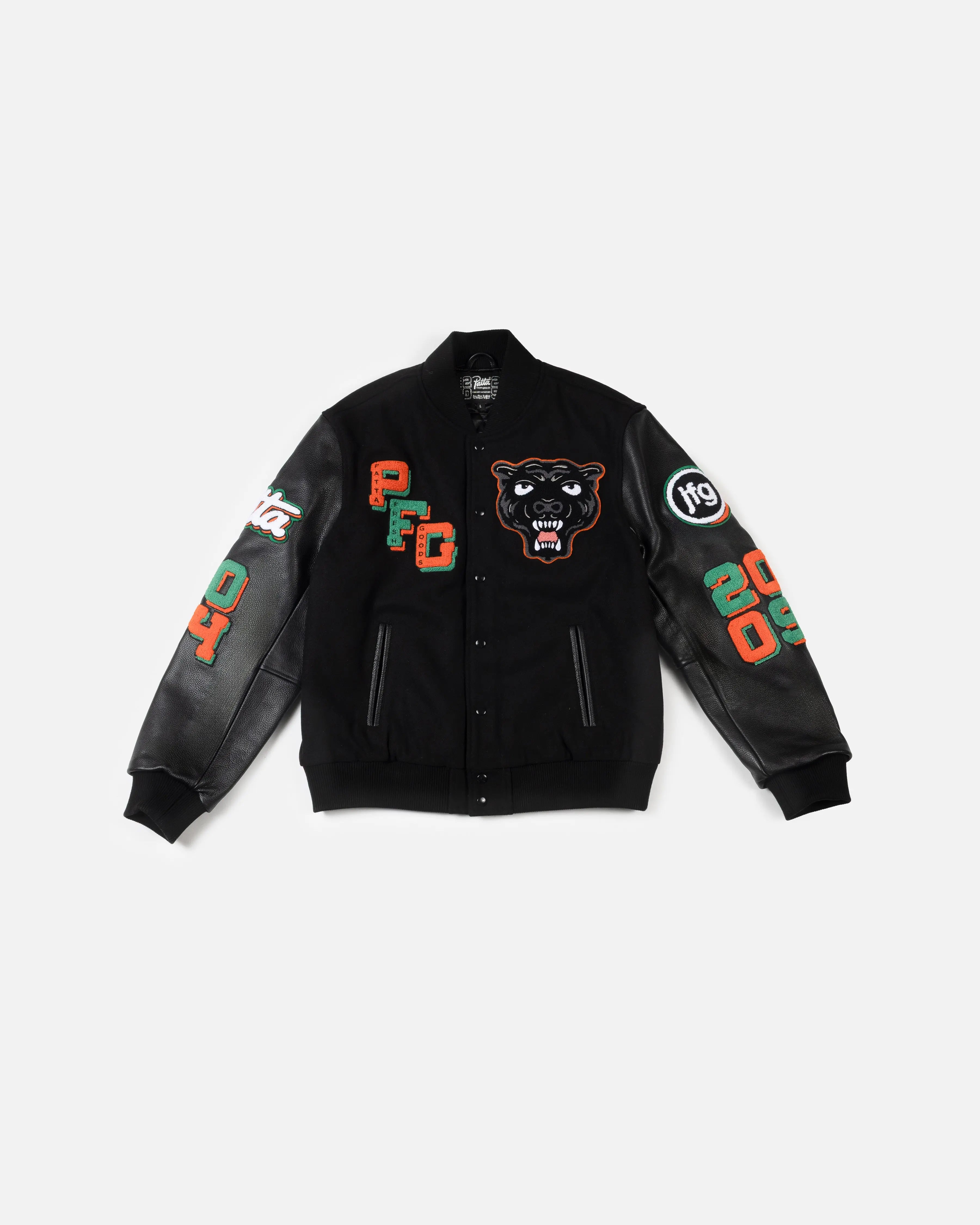 Patta x Joe Fresh Goods Varsity Jacket (Black) - Patta