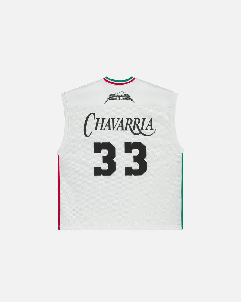 adidas Chavarria Basketball Jersey (Off White/Black) - Patta