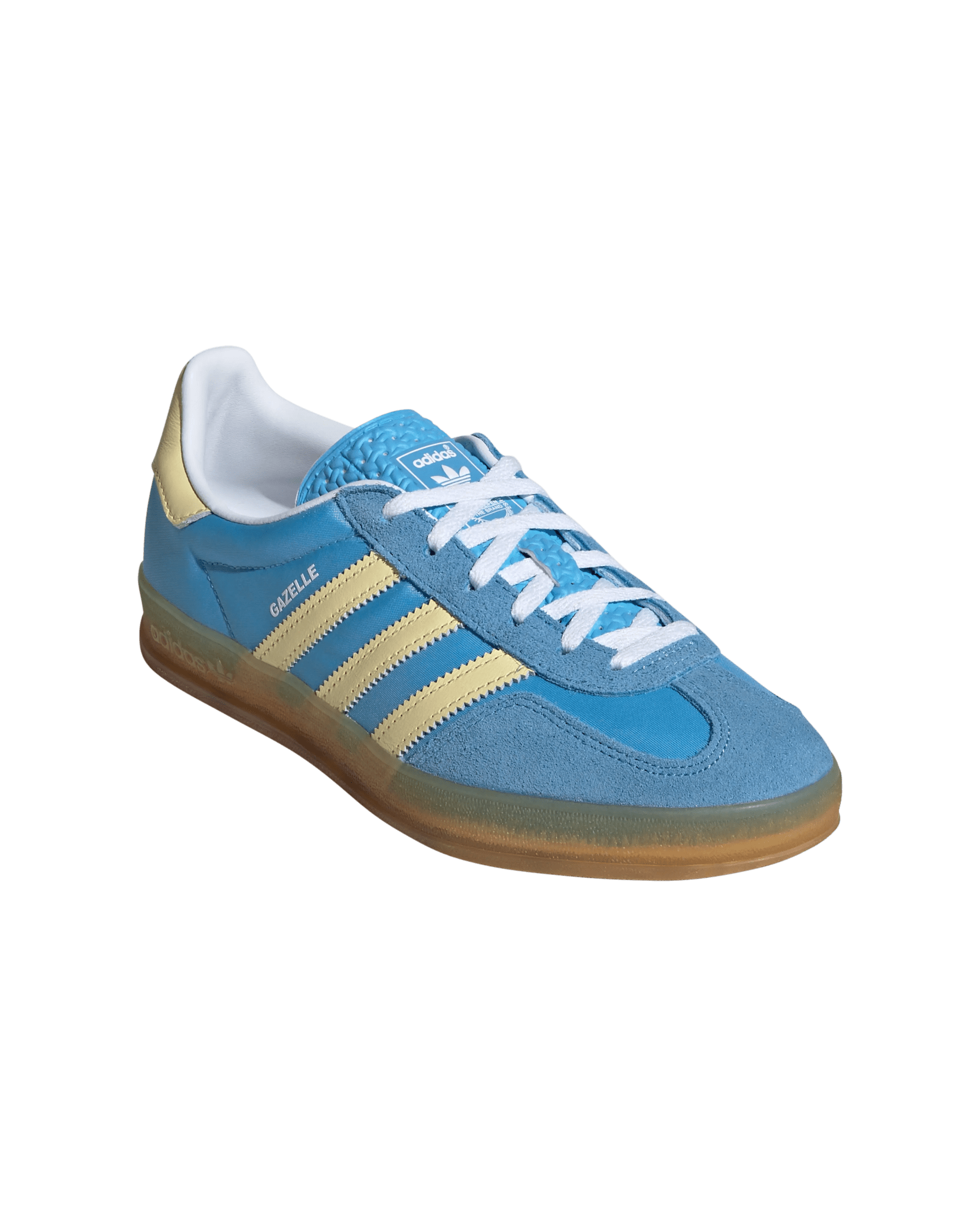 Adidas Gazelle Indoor WMNS (Semi Blue Burst/Almost Yellow/Footware White) - Patta