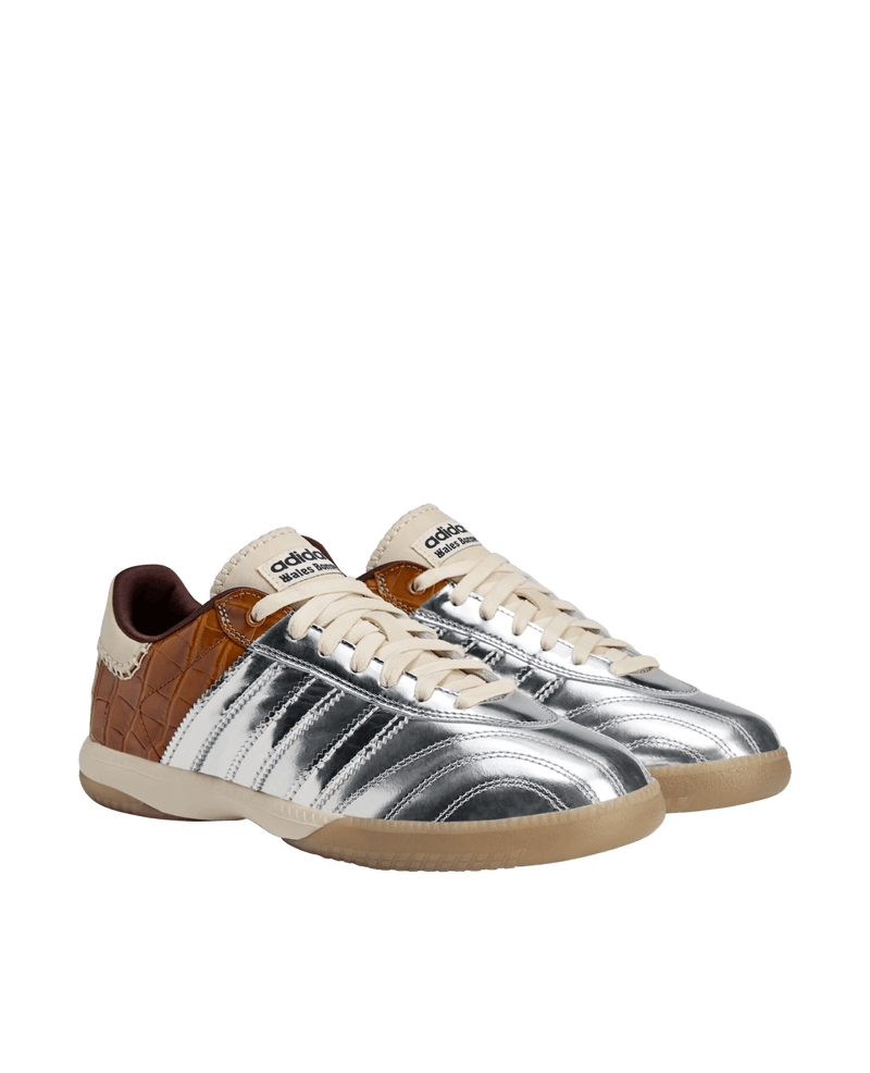 Adidas Wales Bonner MN Samba (Silver Metallic/Silver Metallic/Easy Yellow) - Patta