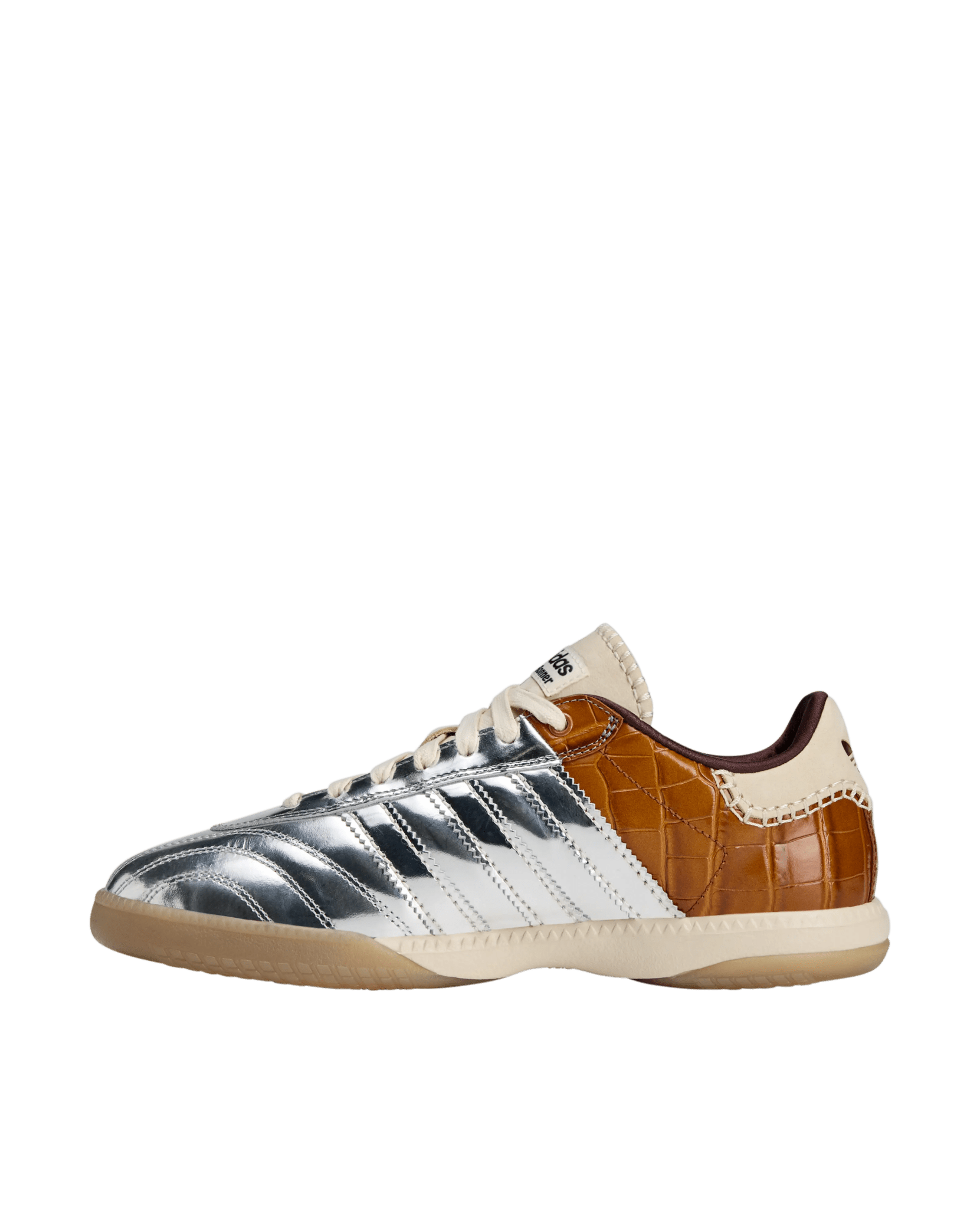 Adidas Wales Bonner MN Samba (Silver Metallic/Silver Metallic/Easy Yellow) - Patta