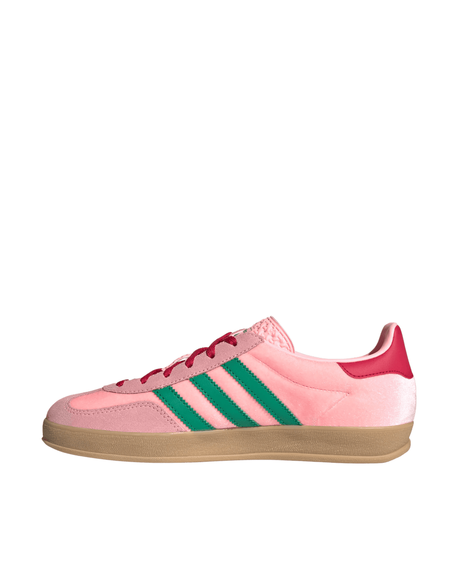 Adidas WMNS Gazelle Indoor (Court Green/Glow Pink/Gum) - Patta