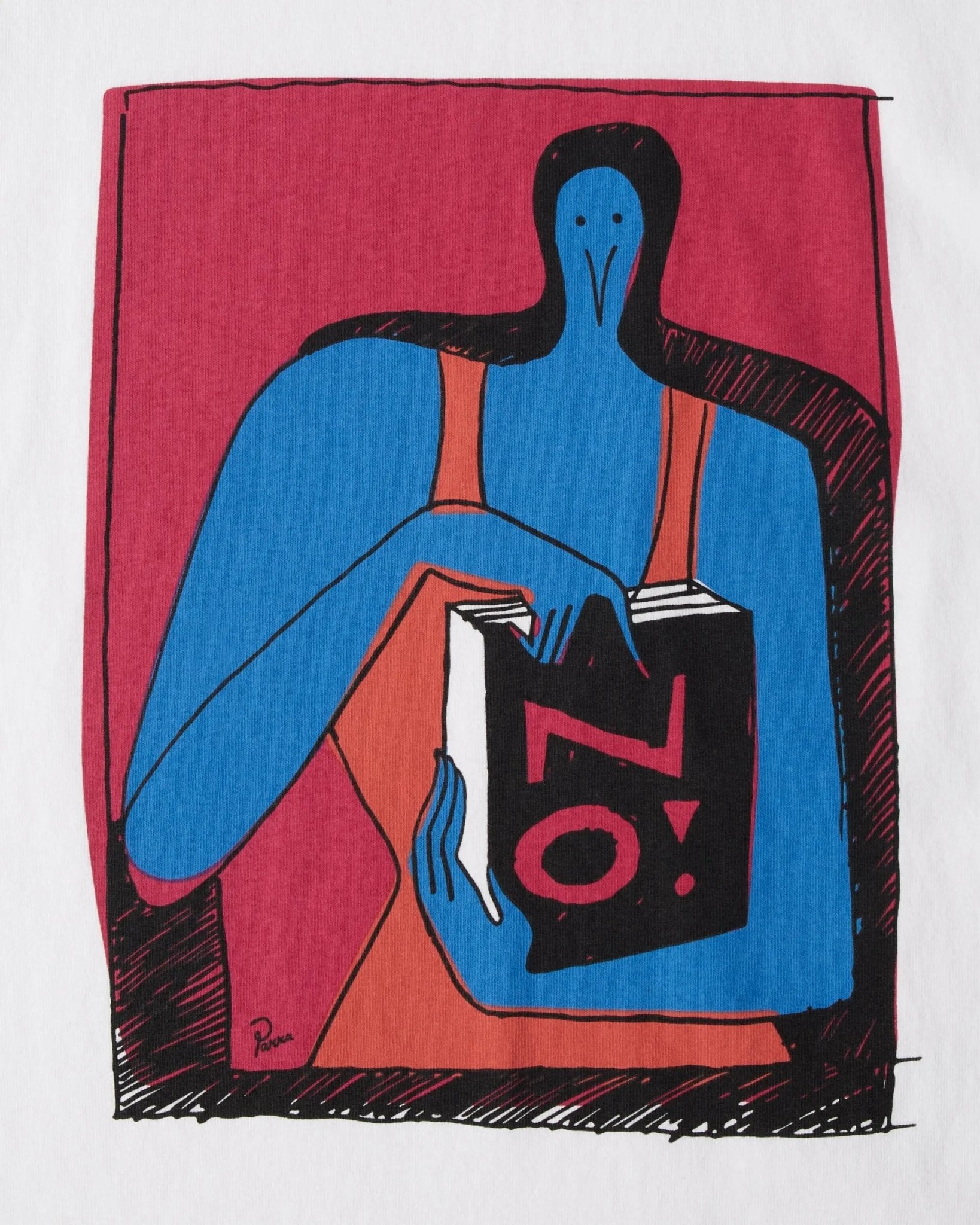 ByParra No books t-shirt (White) - Patta