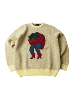 byParra Stupid Strawberry Knitted Pullover - Patta