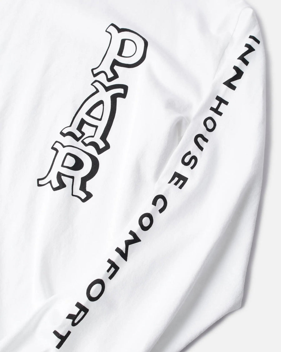 ByParra Your Face Long Sleeve T-shirt (White) - Patta