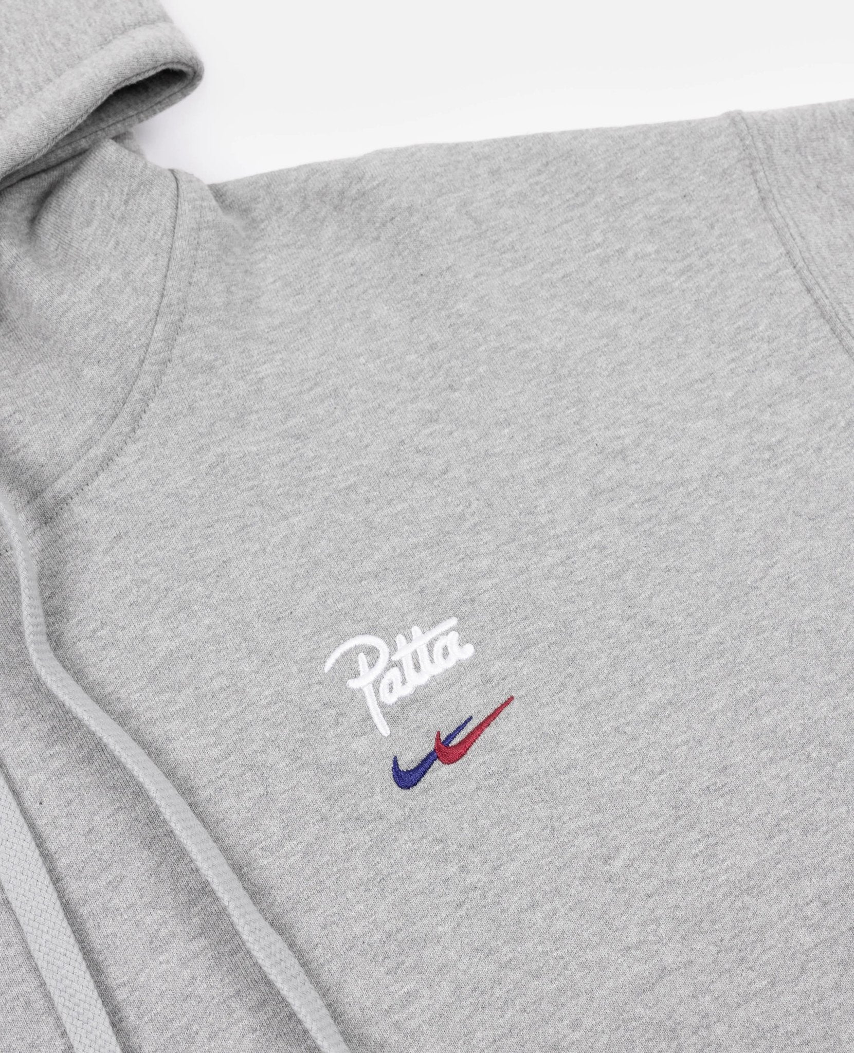 FCB x Patta Culers del Món Hooded Sweater (Dark Grey Heather/Deep Royal Blue) - Patta