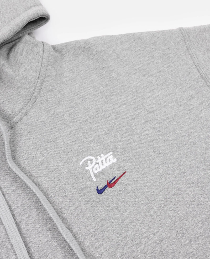 FCB x Patta Culers del Món Hooded Sweater (Dark Grey Heather/Deep Royal Blue) - Patta