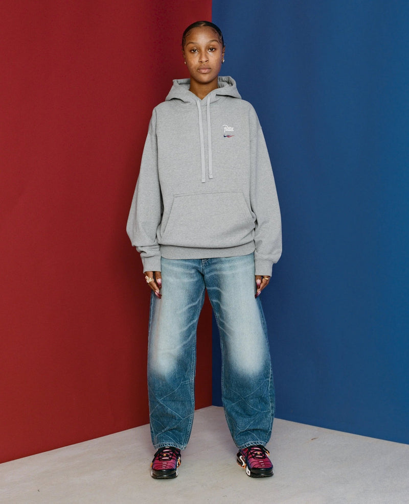 FCB x Patta Culers del Món Hooded Sweater (Dark Grey Heather/Deep Royal Blue) - Patta