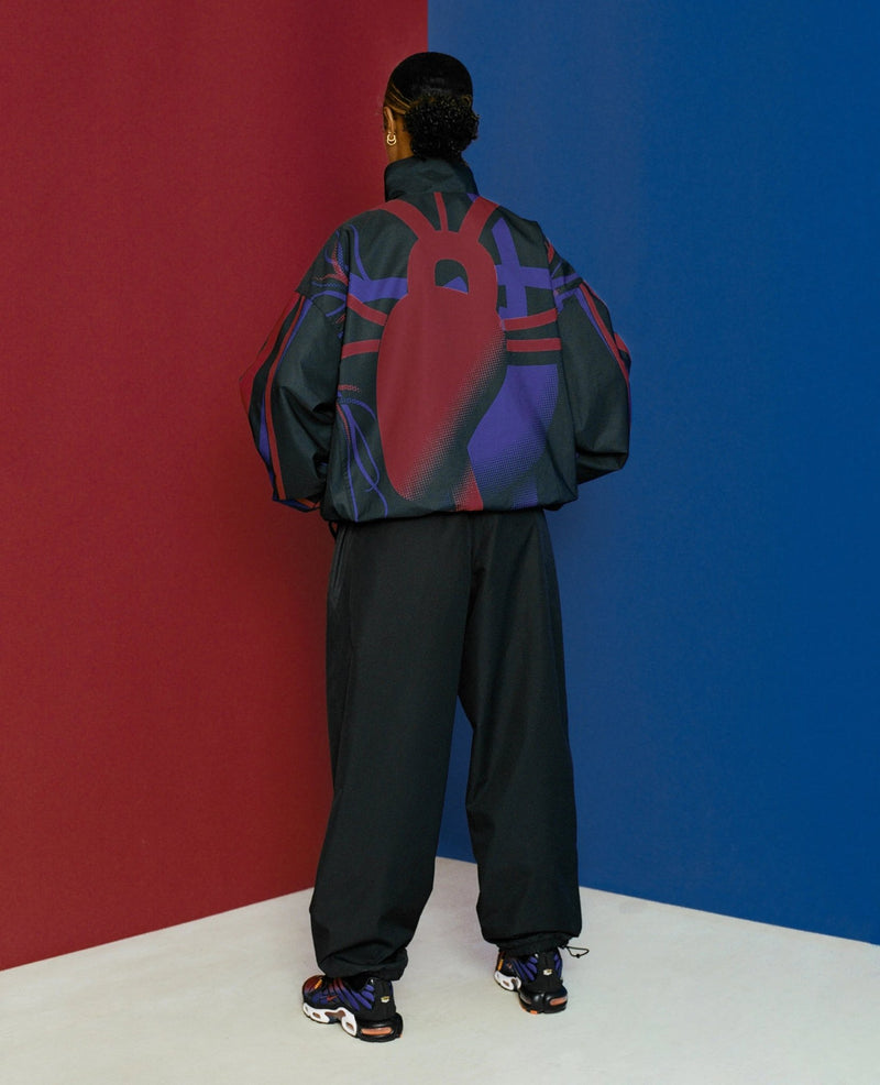 FCB x Patta Culers del Món Track Jacket (Black/White) - Patta