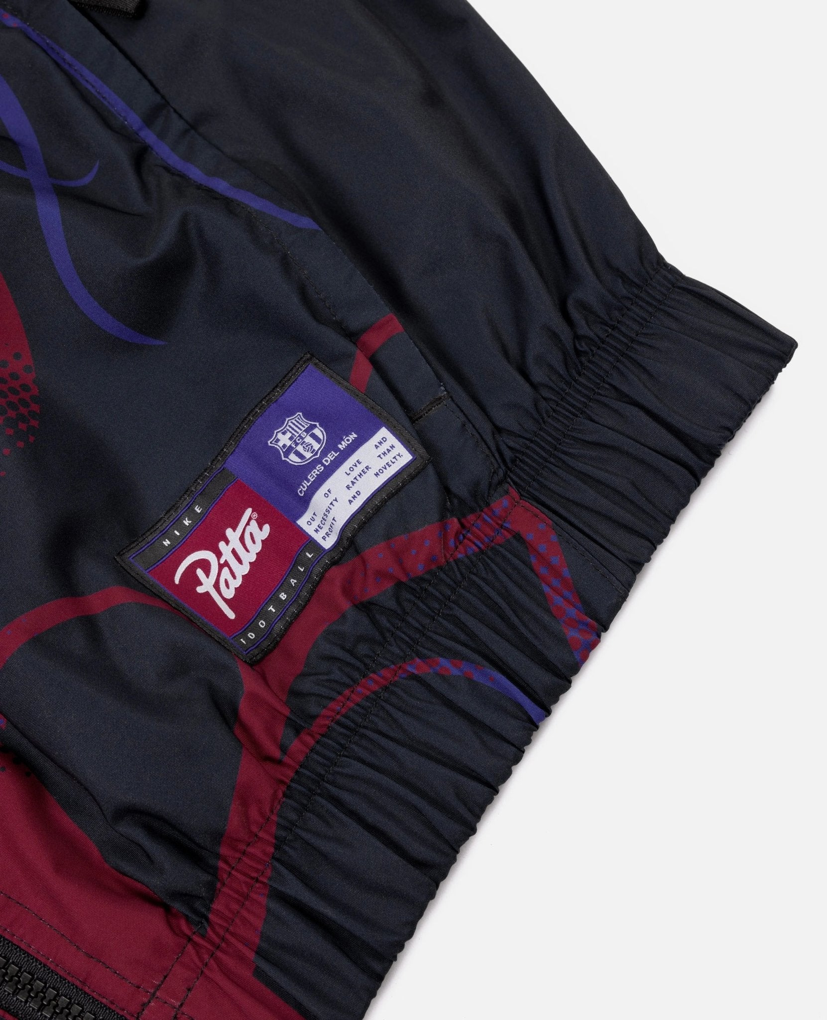 FCB x Patta Culers del Món Track Jacket (Black/White) - Patta