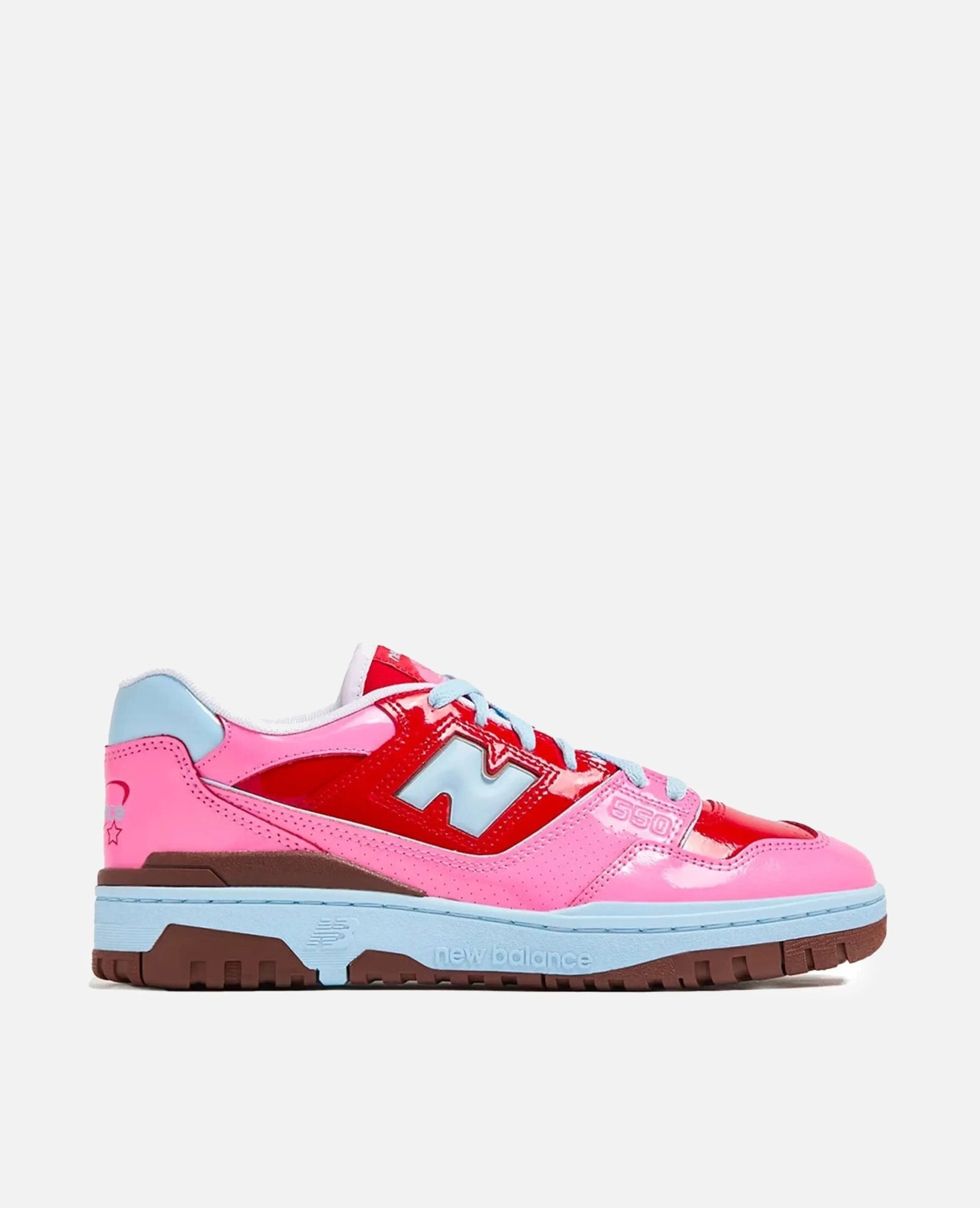 New Balance 550 (Red/Pink/Brown) - Patta