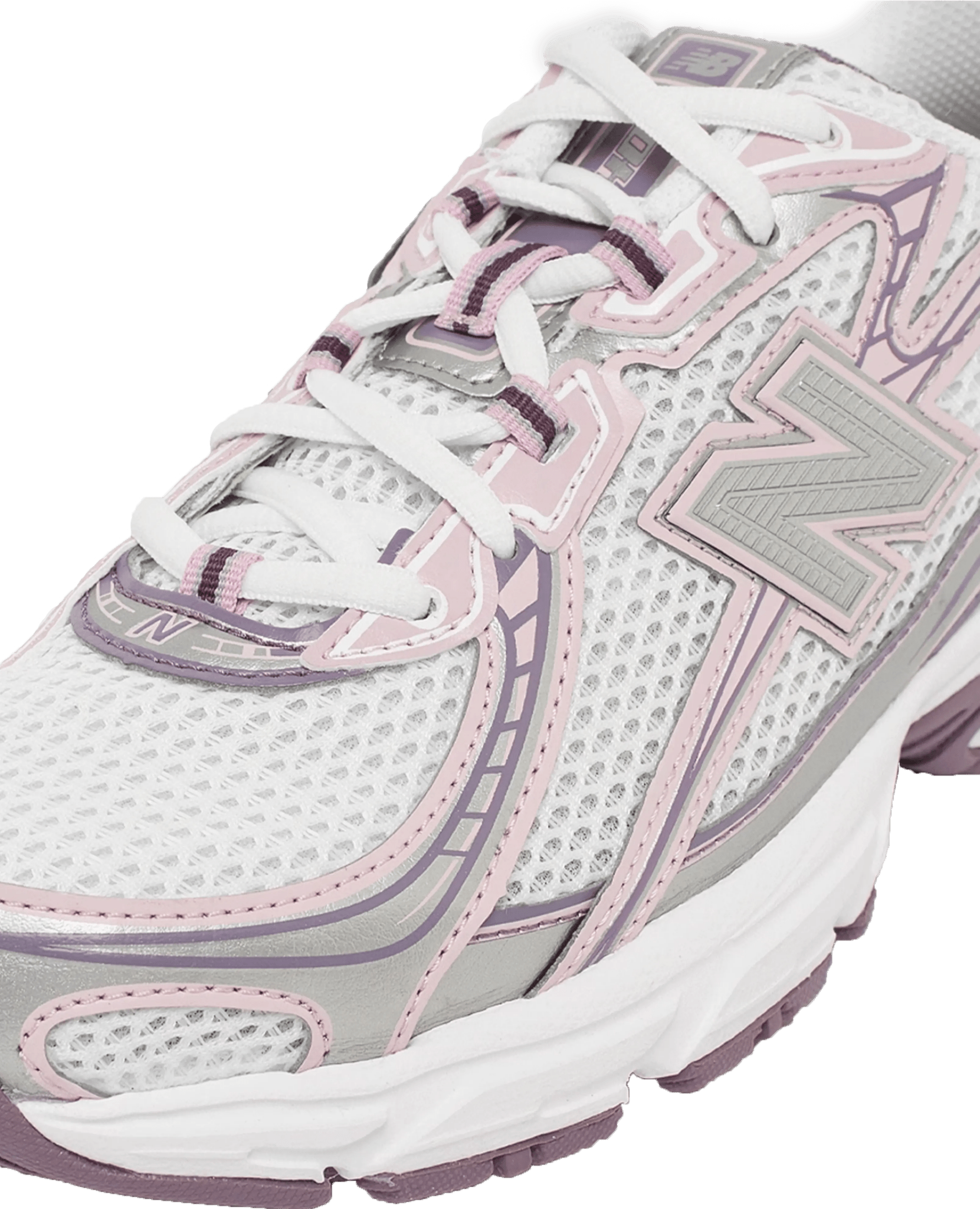 New Balance 740 (Wine/White/Rose Sugar/Silver Metallic) - Patta