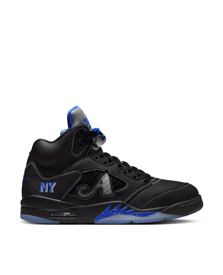 Nike Air Jordan 5 Retro OG SP (Black/Racer Blue - Metallic/Silver/Silve/White/Clear) - Patta