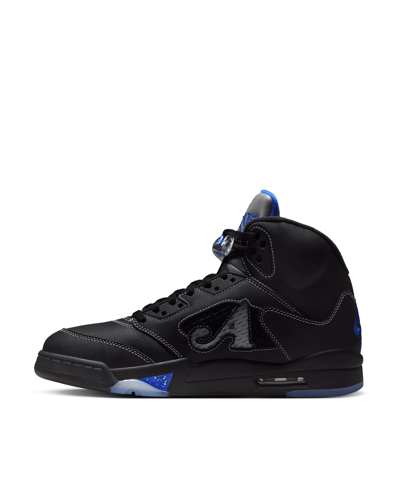 Nike Air Jordan 5 Retro OG SP (Black/Racer Blue - Metallic/Silver/Silve/White/Clear) - Patta