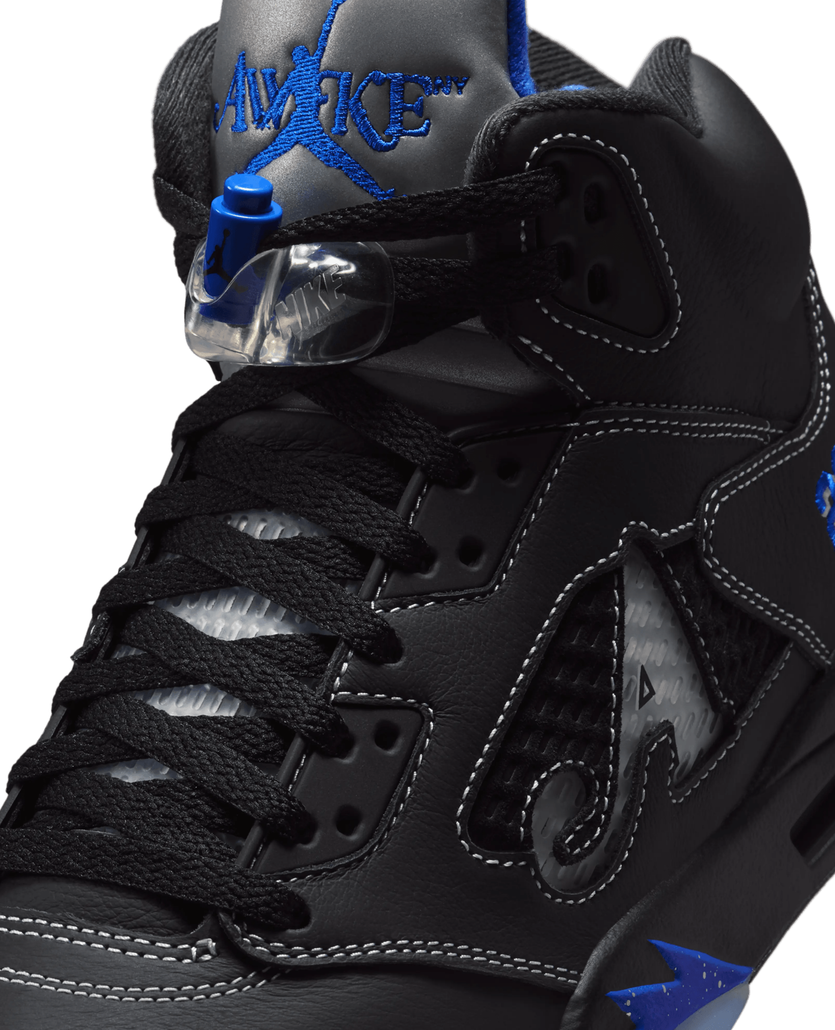 Nike Air Jordan 5 Retro OG SP (Black/Racer Blue - Metallic/Silver/Silve/White/Clear) - Patta