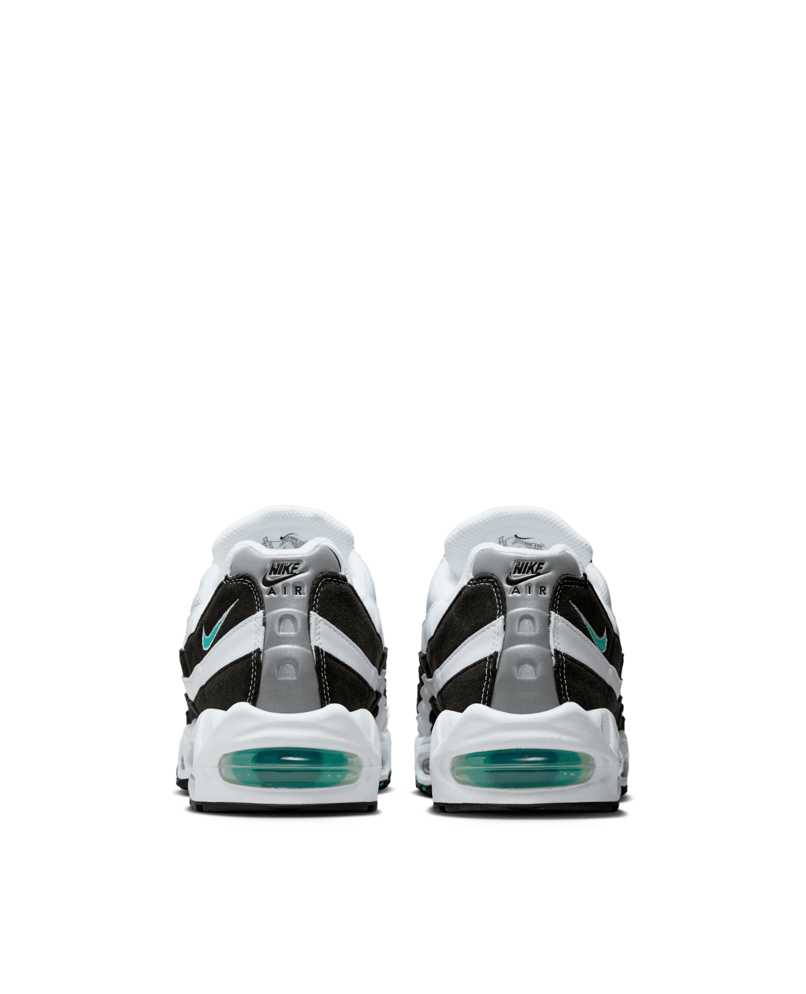 Nike Air Max 95 OG (White/Hyper Jade - Black - Metallic Silver) - Patta