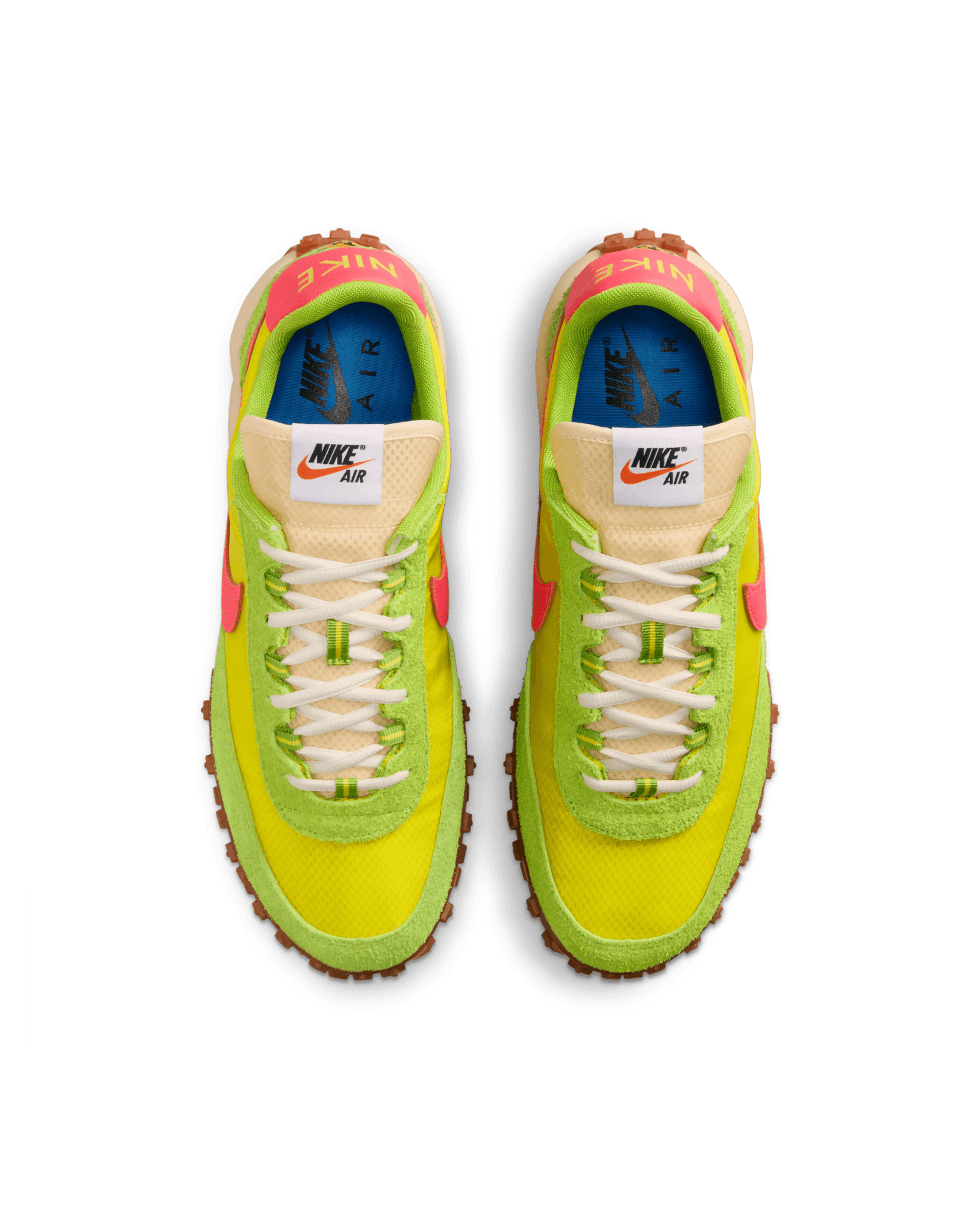 Nike Air Max Waffle SP (Electrolime/Flash Crimson - Gum Med Brown) - Patta