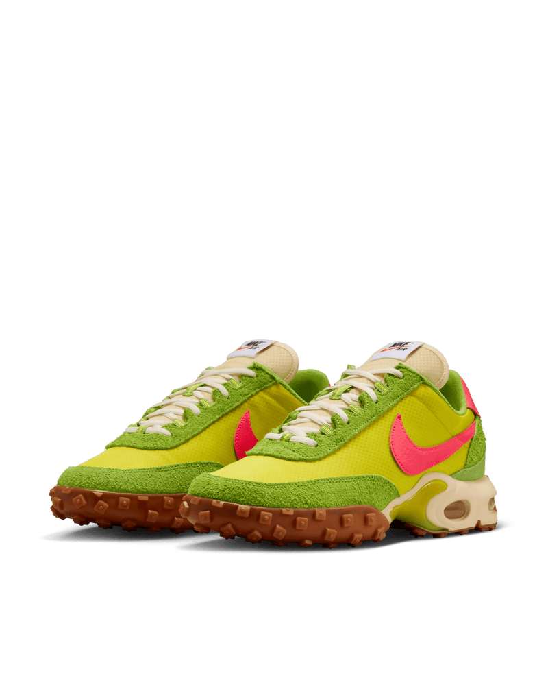 Nike Air Max Waffle SP (Electrolime/Flash Crimson - Gum Med Brown) - Patta