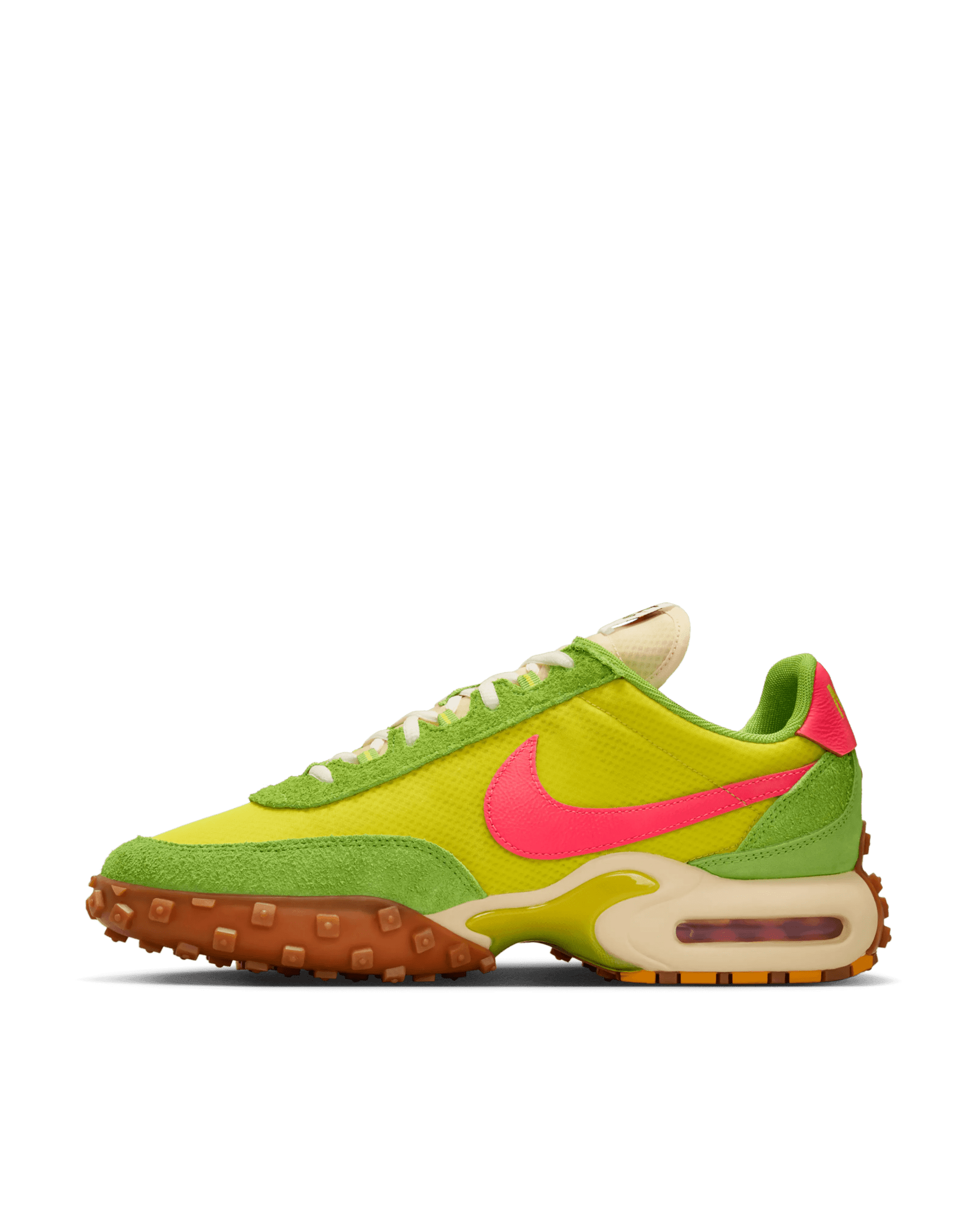 Nike Air Max Waffle SP (Electrolime/Flash Crimson - Gum Med Brown) - Patta