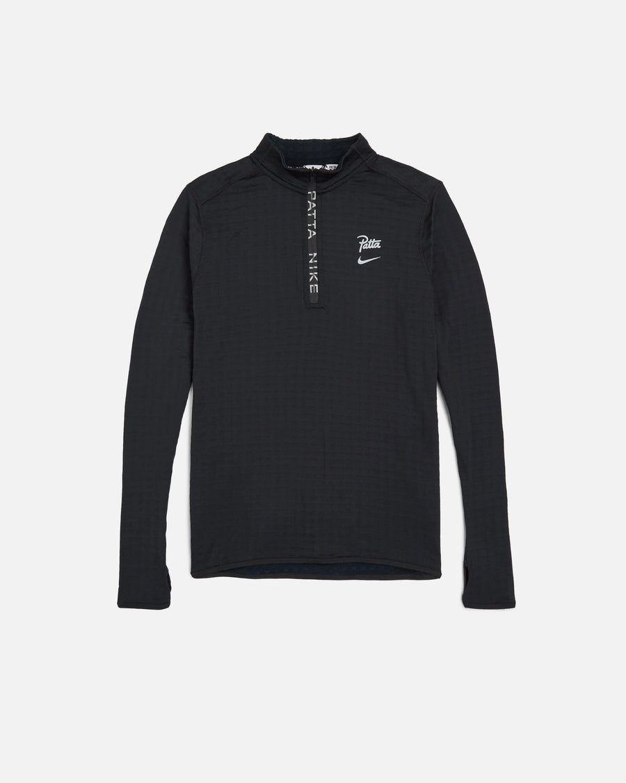 Nike x Patta Running Team Half - Zip Longsleeve (Black) - Patta