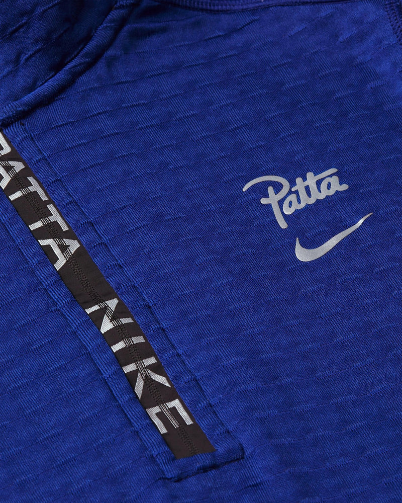 Nike x Patta Running Team Half - Zip Longsleeve (Deep Royal Blue) - Patta