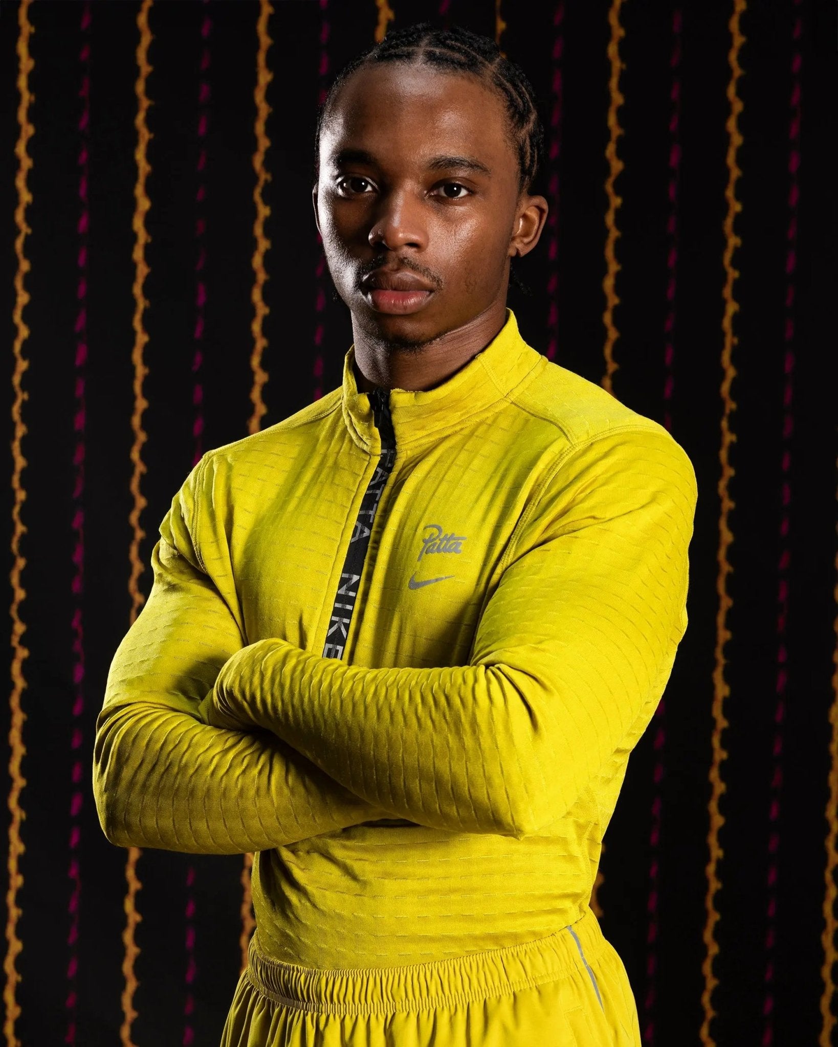 Nike x Patta Running Team Half - Zip Longsleeve (Saffron Quartz) - Patta