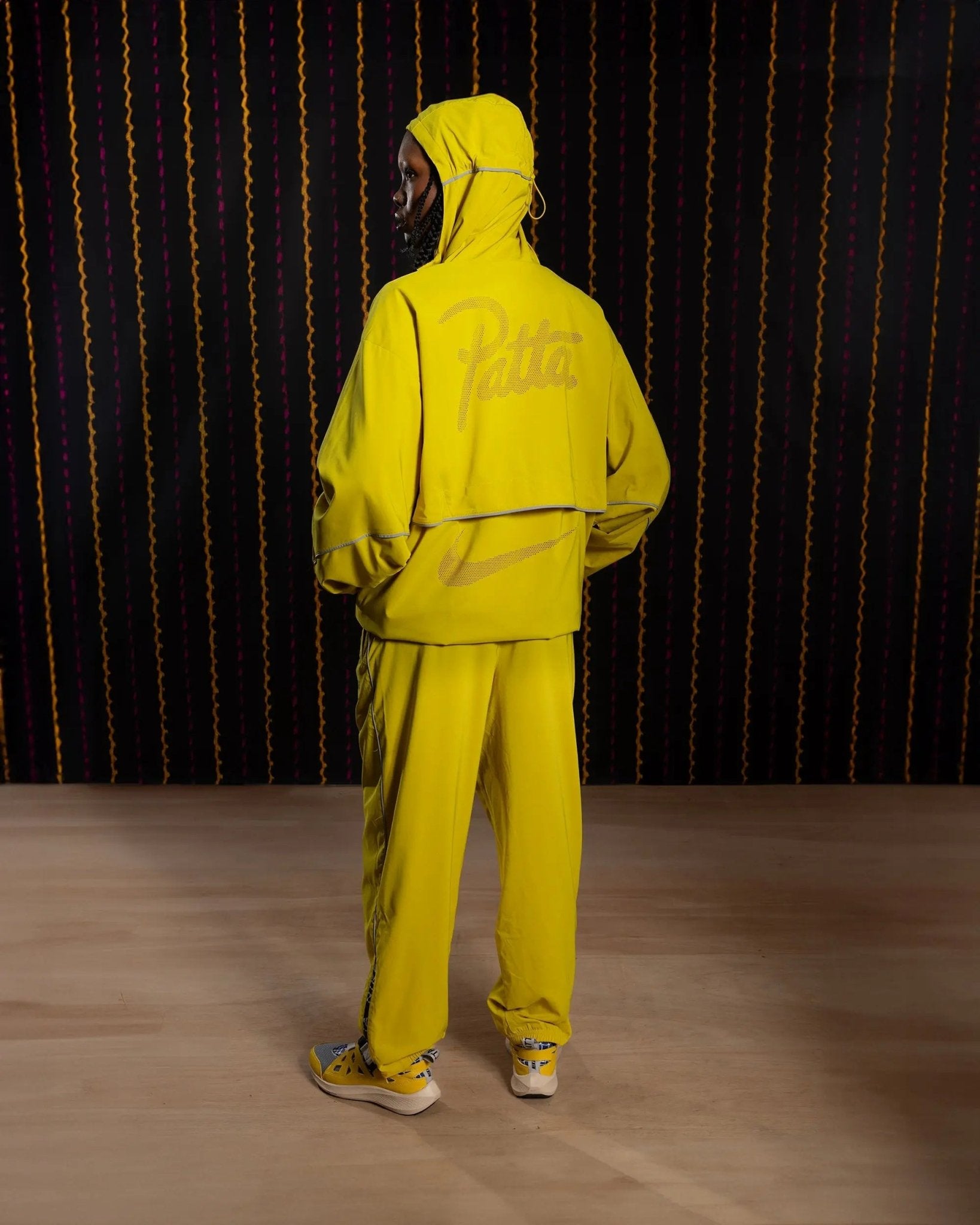 Nike x Patta Running Team Hooded Track Jacket (Saffron Quartz) - Patta